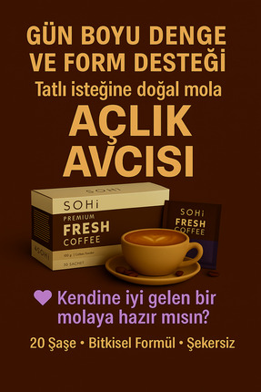 SOHİ SOHİ Form Denge Kahvesi | Premium Fresh Coffee | Bitkisel Fit Kahve | Yo...