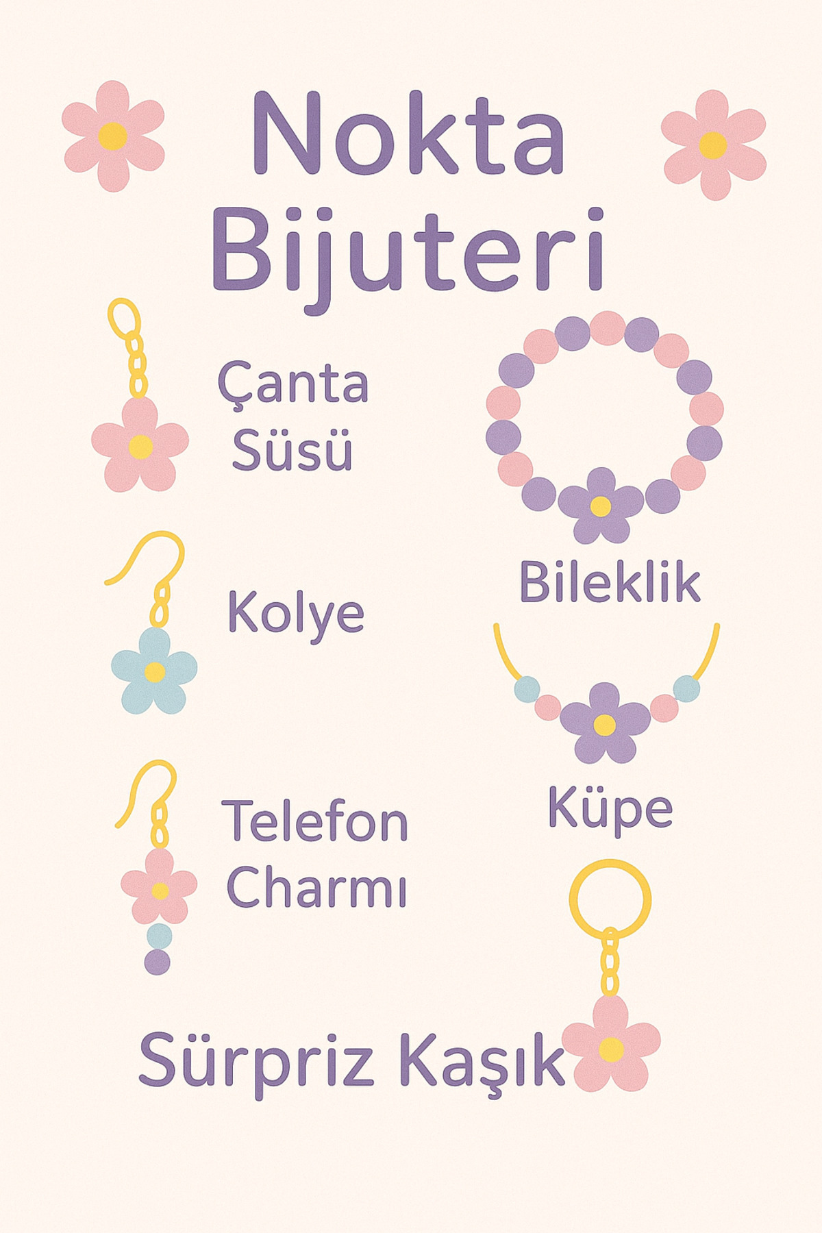 EL YAPIMI yarım kaşıklık süpriz kaşık