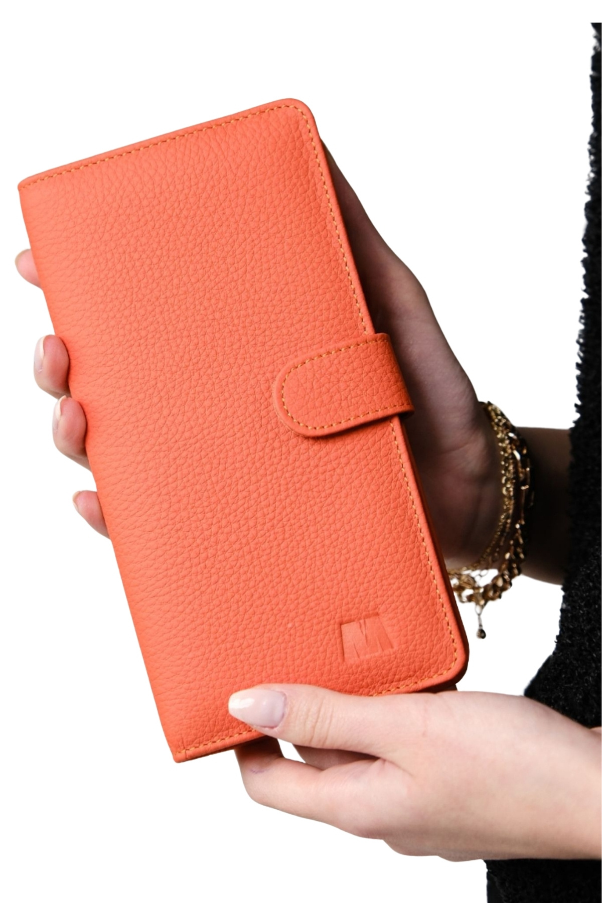 MFT Leather Design Twist 2323 Hakiki Deri Telefon Bölmeli Unisex Cüzdan