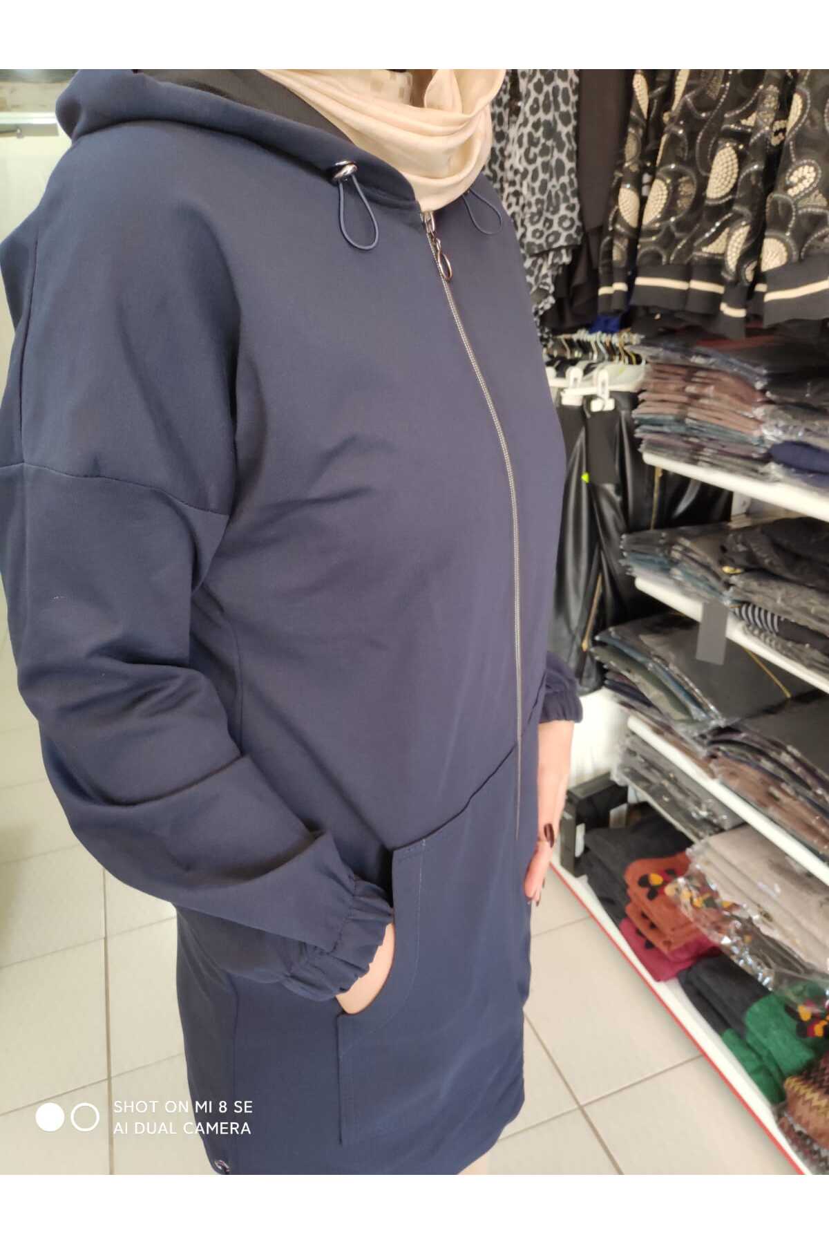 Sema stilbutik Kapşonlu spor ceket görsel 3
