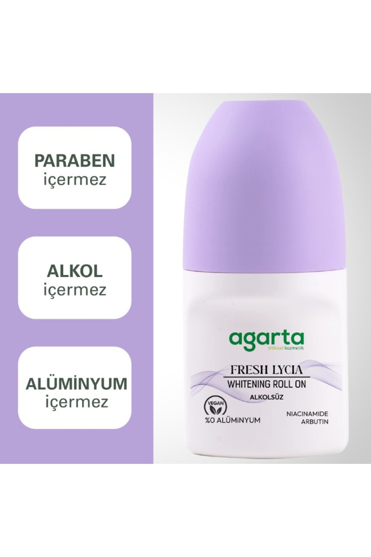 NW NessiWorld Agarta Doğal Roll-On Fresh Lycia 50 ml
