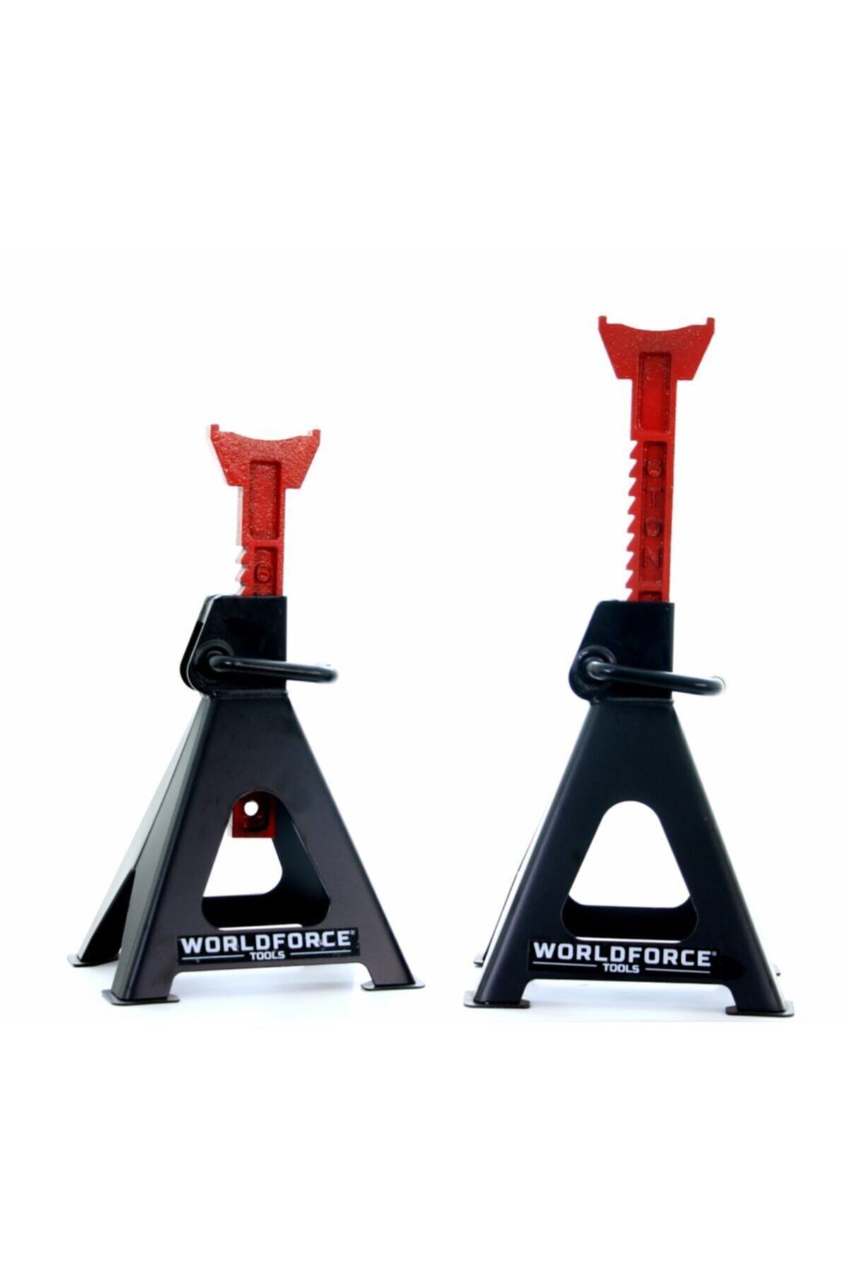 Worldforce 3 Ton Kriko Standı Araç Altı Sehpa (2 ADET SET)
