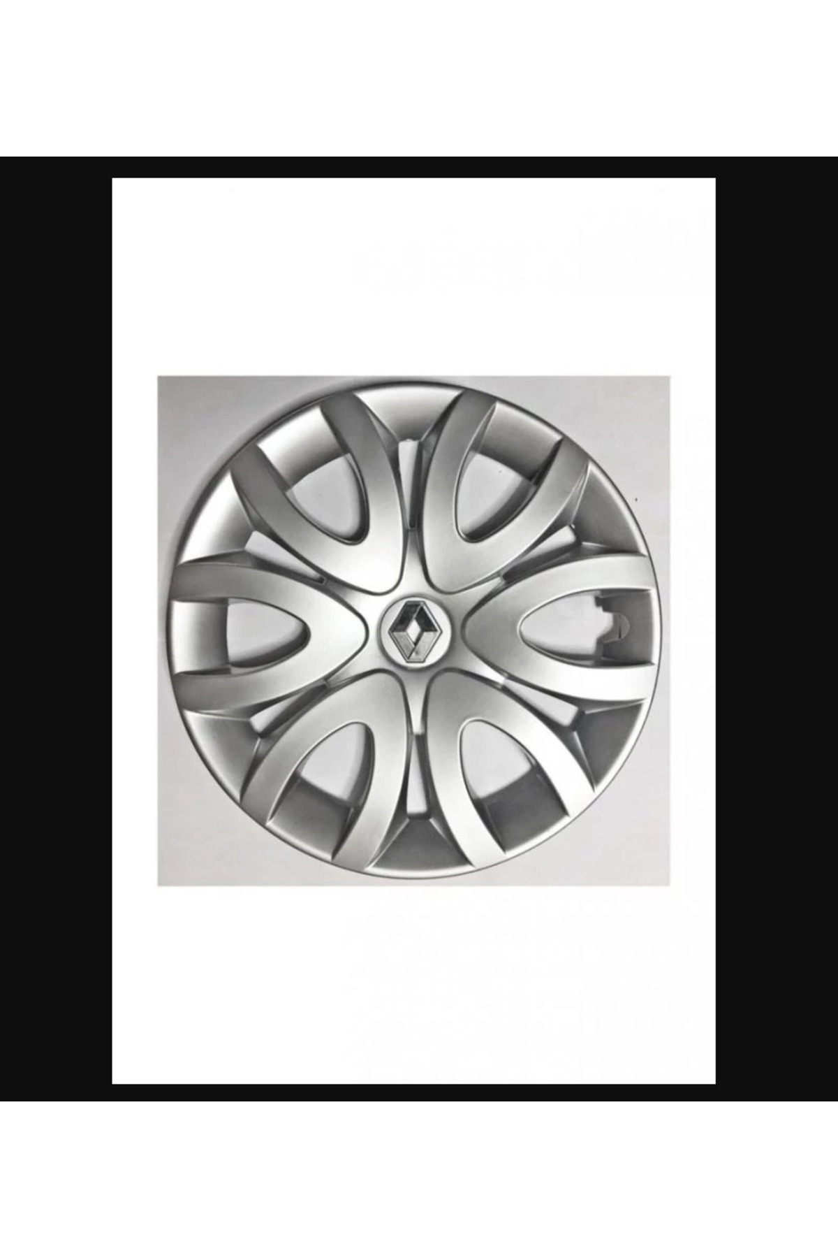 Universal 15" İnç Renault Clio/Megane/Fluence Uyumlu Esnek Jant Kapağı //4 ADET// Amblem Hediyeli