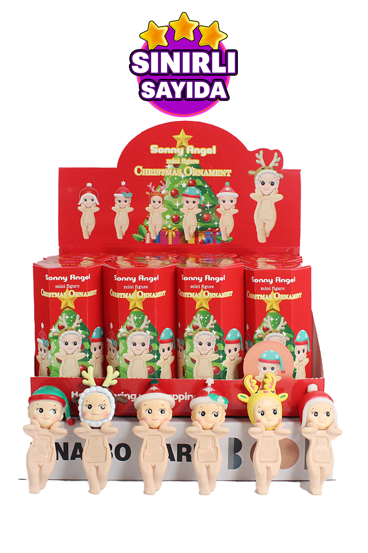 WANNA PROTECT Sonny Angel Hippers Yılbaşı Serisi Mini Figür Serisi Sürpriz 1 Adet Oyuncak Figürü, Telefon Süsü