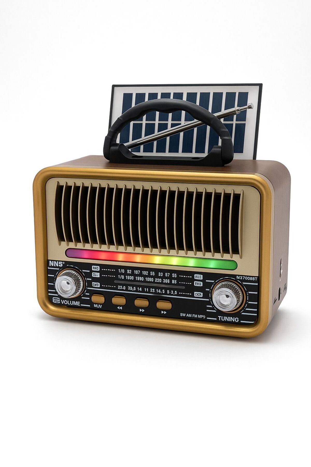 kar-bul Nostalji Görünümlü Rt 769 Radyo Bluetoothlu Usb; Sd Card Mp3 Çalar Radyo Müzik Kutusu