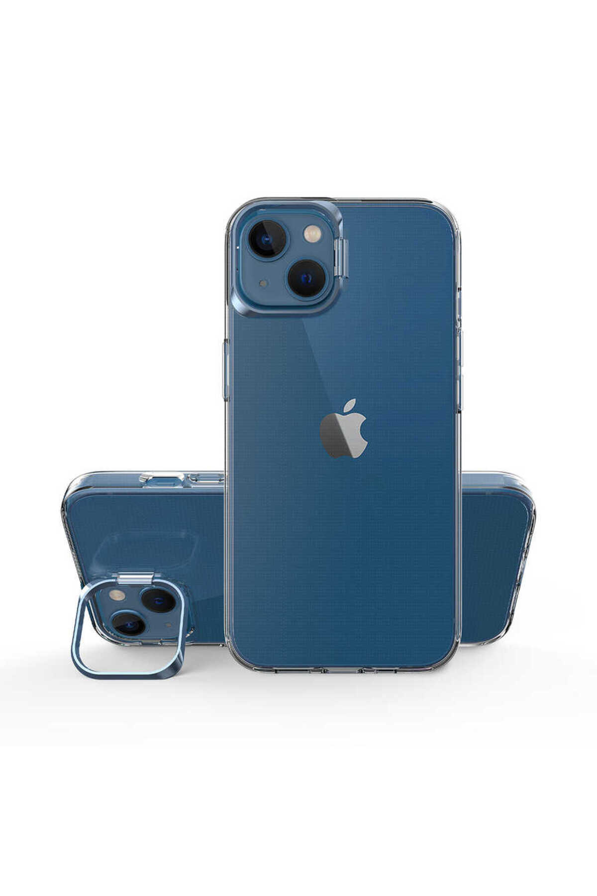 iPhone 14 Plus Uyumlu JoieCreatif Skuba Kılıf-Mavi