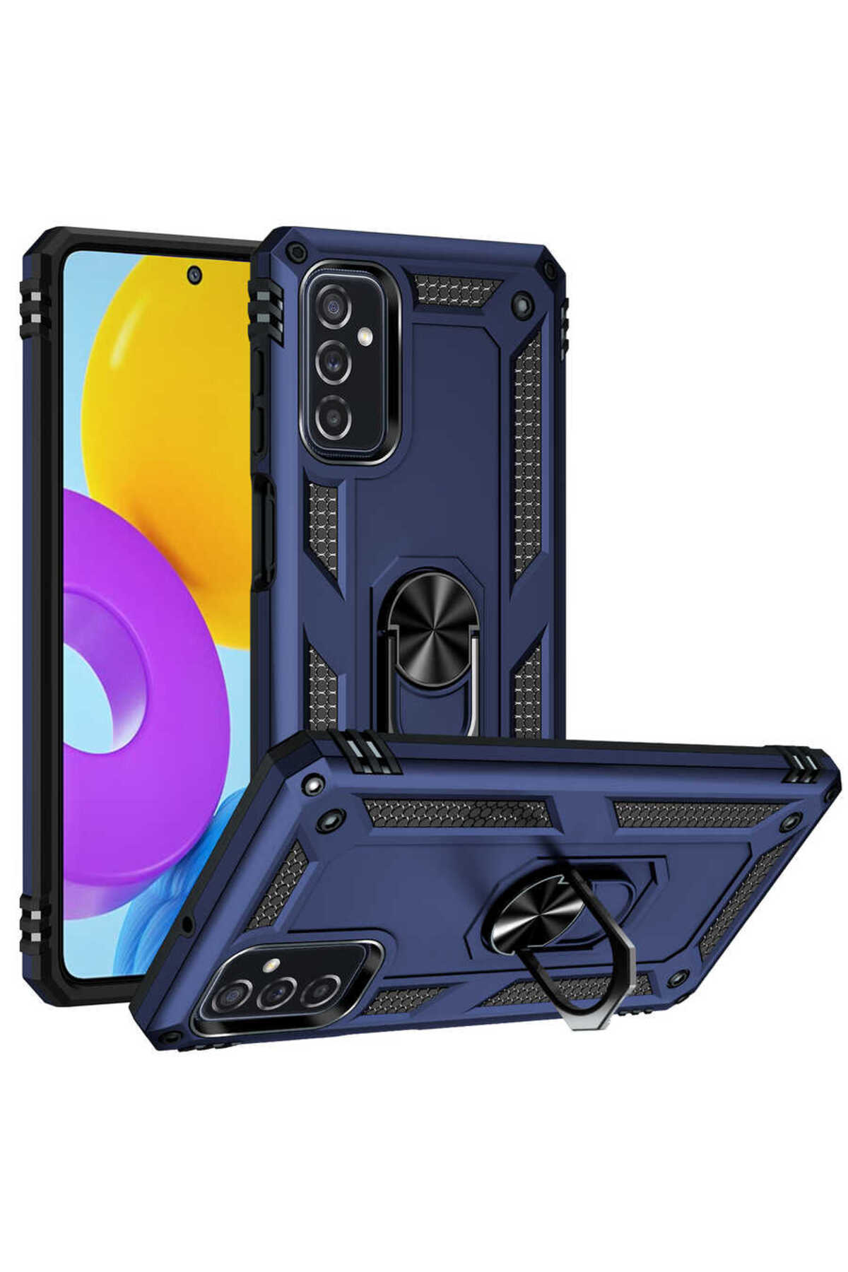 Galaxy M52 Kılıf JoieCreatif Vega Kapak - Mavi