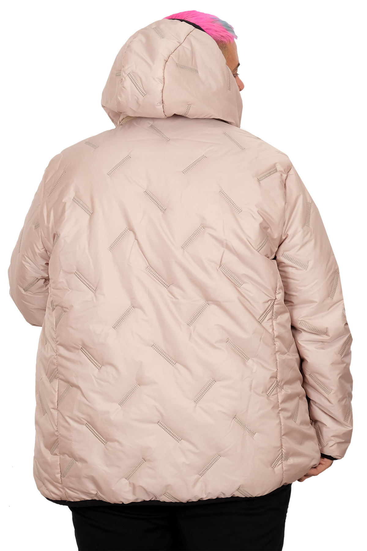 ModeXL Mode XL Erkek Buyuk Beden Mont Kapsonlu Kapıtone 25708 görsel 4