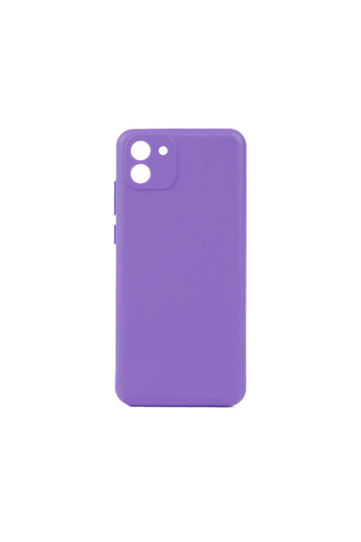 Galaxy A03 Kılıf JoieCreatif Biye Silikon - Lila