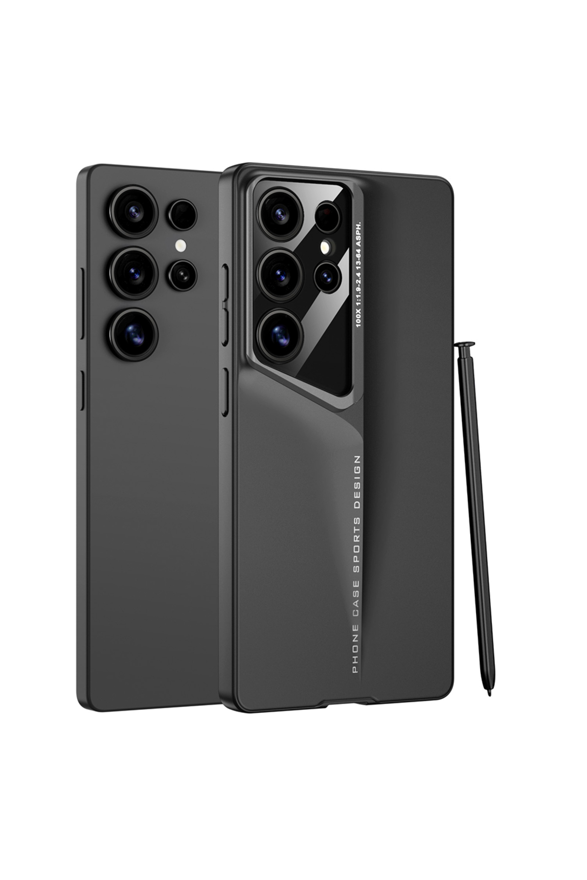 Galaxy S25 Ultra Kılıf Ultra İnce Kamera Korumalı Sert Rubber Uyumlu NXXA Procase Kapak-Siyah
