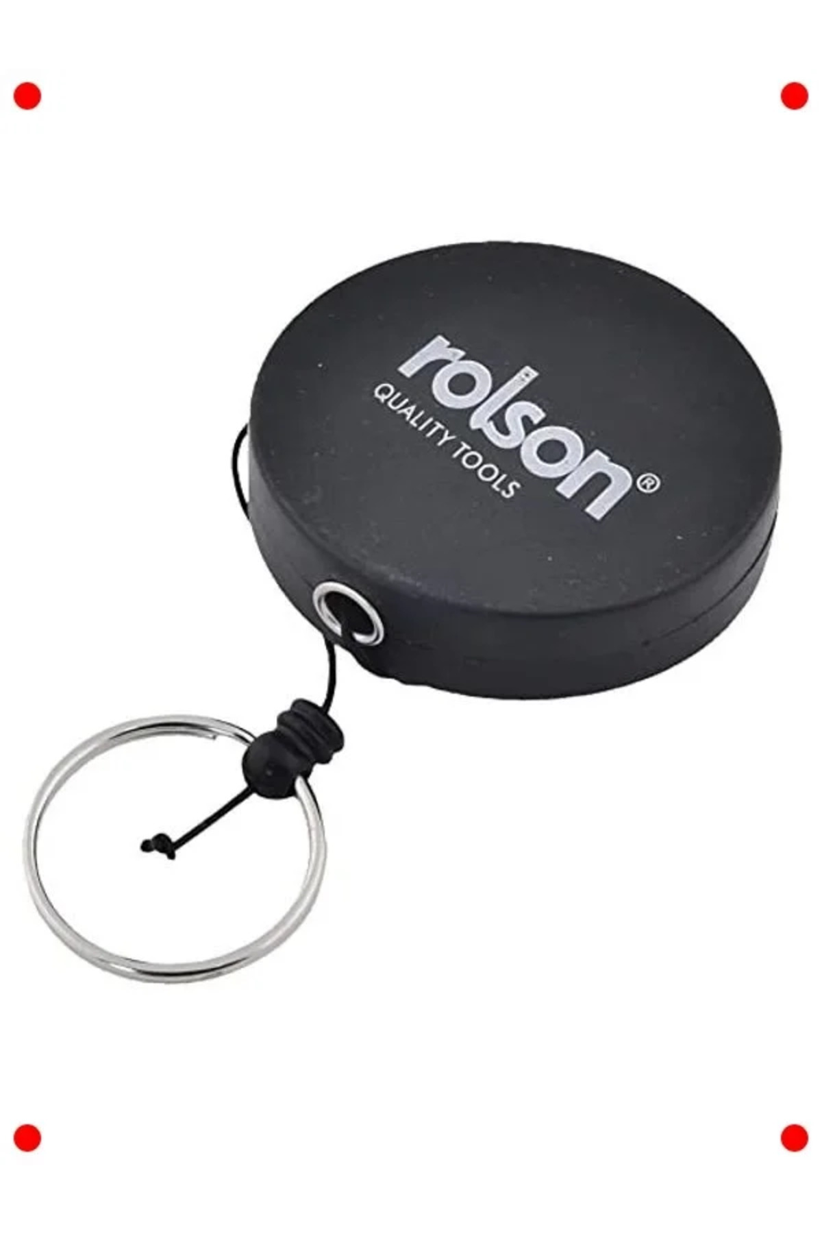 NETWORK ART Geri Sarmalı Anahtarlık Siyah