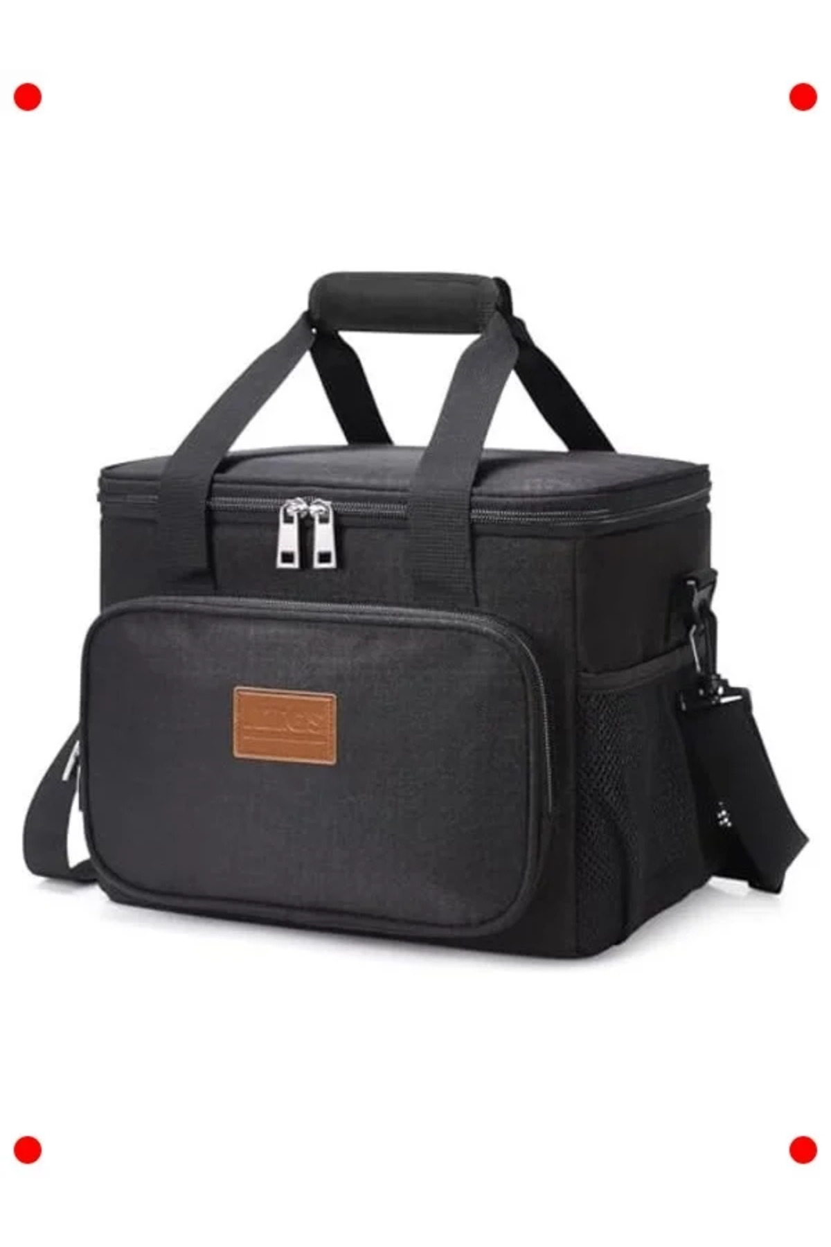 ulupazarlama Siyah Termal Beslenme Çantası 15L (Soğuk/Sıcak)