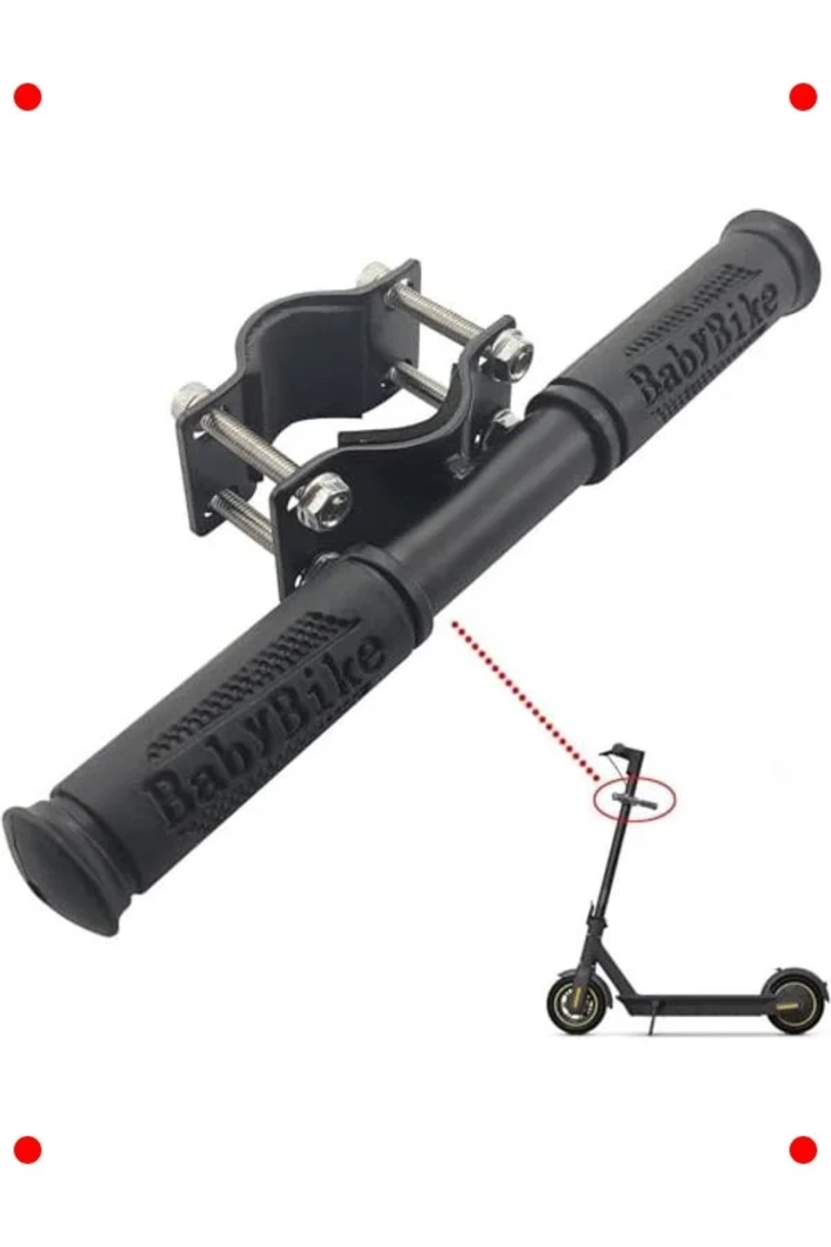 Genel Markalar Elektrikli Scooter Çocuk Ek Tutma Kolu - Güvenli Sürüş