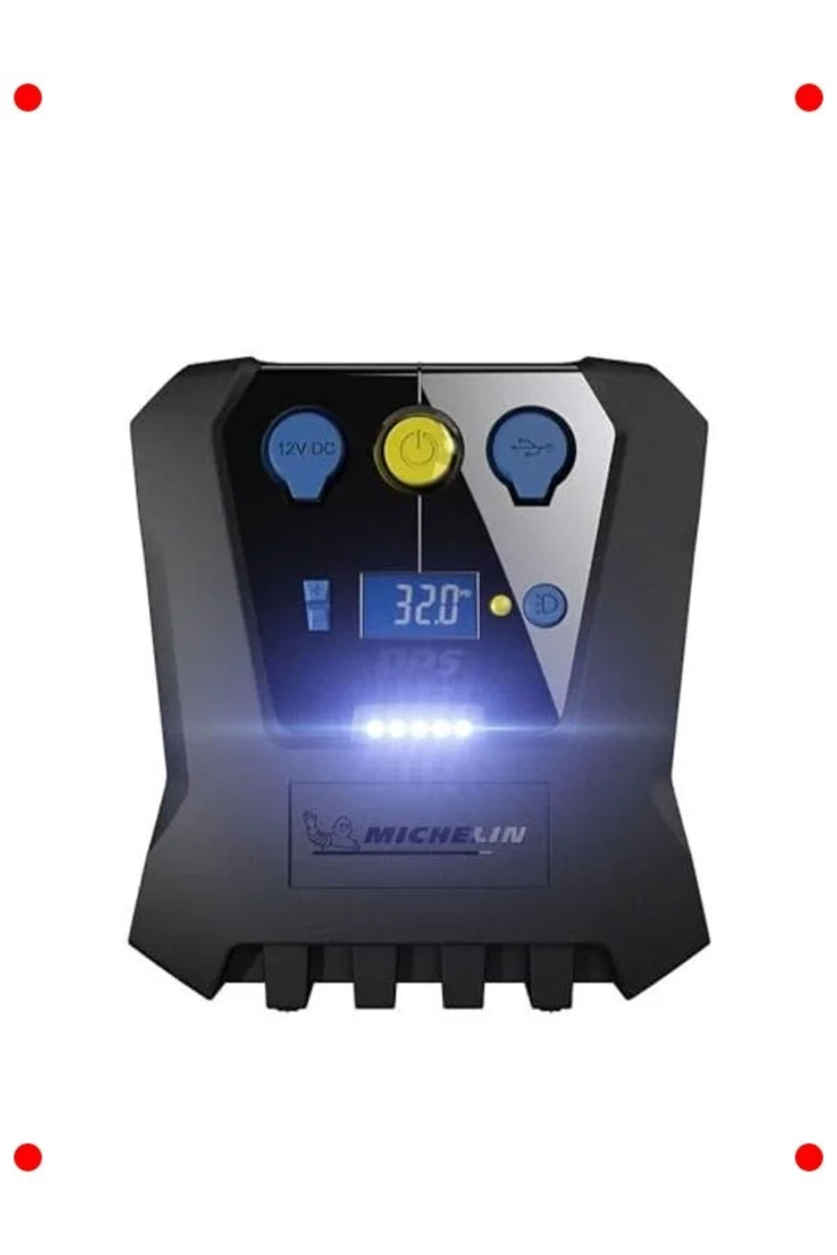 Genel Markalar Dijital Ekranlı 12V Taşınabilir Hava Pompası