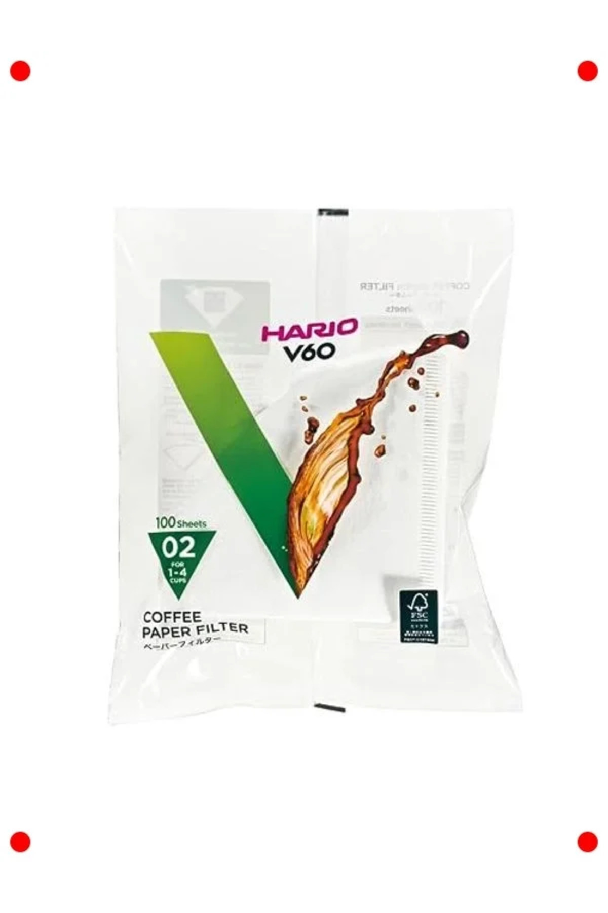 NETWORK ART Dripper Kahve Filtresi - 02 Boyut 100 Adet