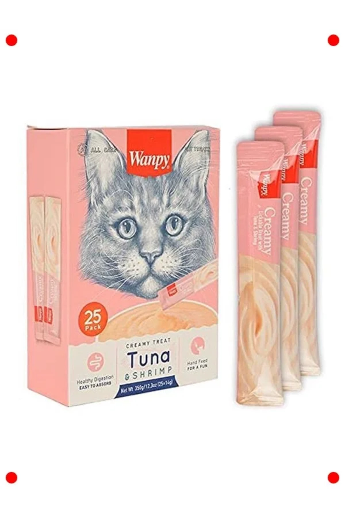 NETWORK ART Ton Balığı & Karidesli Sıvı Kedi Ödül Maması - 25x14gr