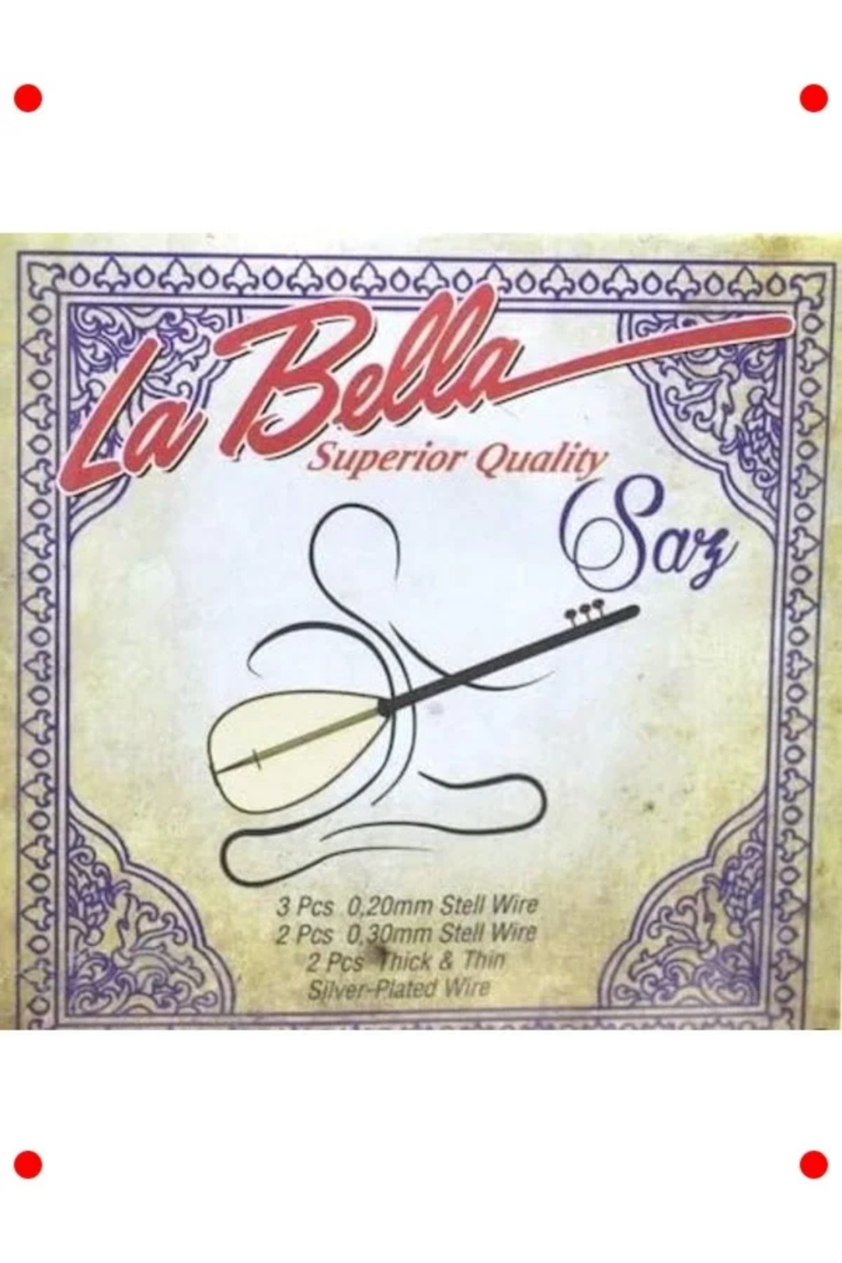 NETWORK ART Uzun Sap Saz Bağlama Teli Takımı (0.20)