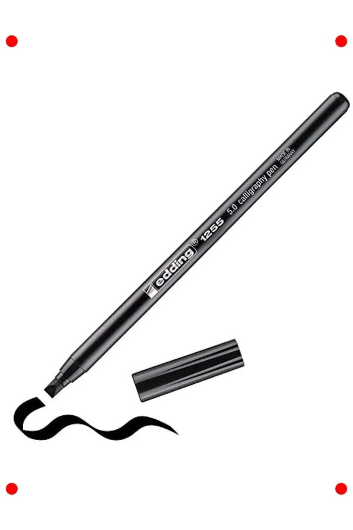 NETWORK ART Kaligrafi Kalemi Siyah - 5 mm Uç, Tekli