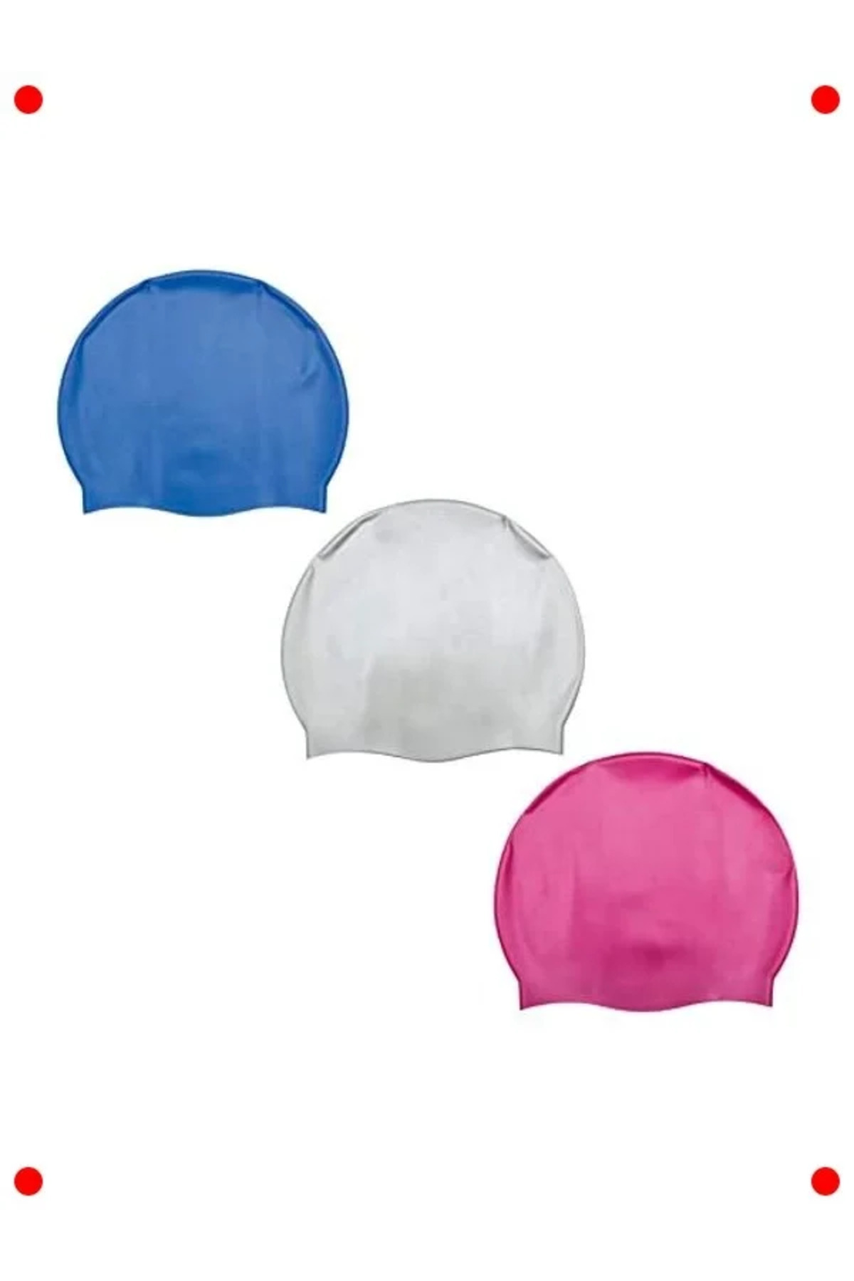 NETWORK ART Çocuk Renkli Dalga Desenli Yüzme Şapkası