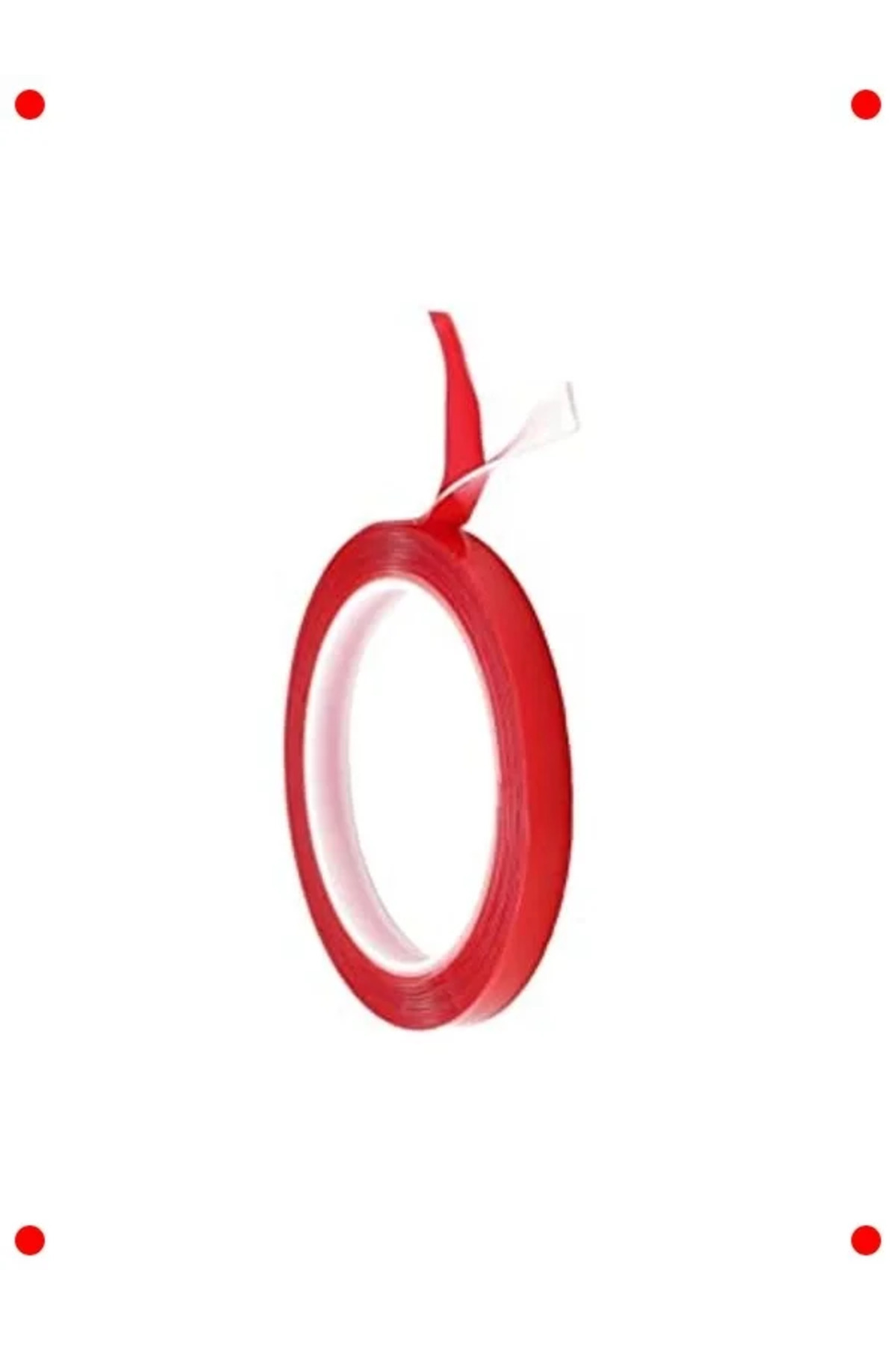 NETWORK ART Şeffaf Silikon Çift Taraflı Montaj Bandı - 5 Metre