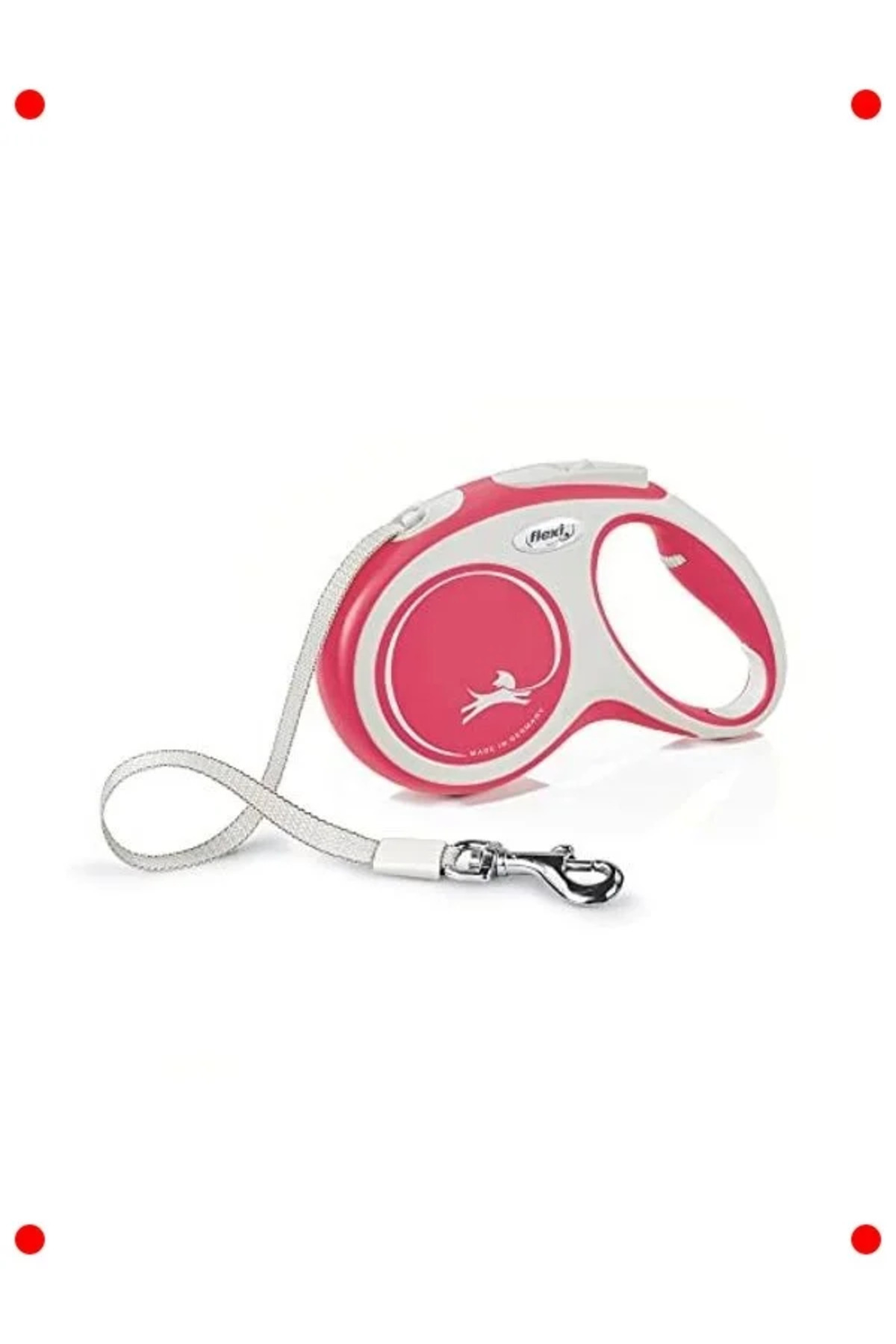 Genel Markalar M Beden Kırmızı 5 Metre Şerit Köpek Tasması