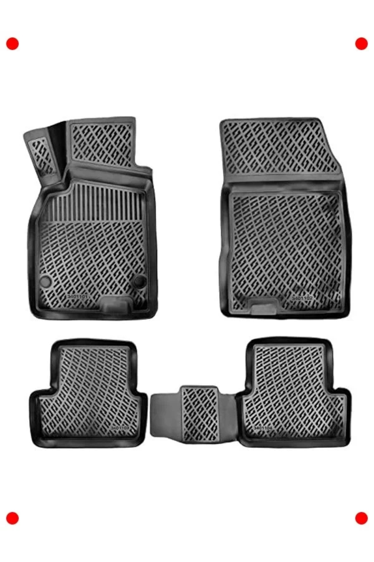 markentegra Fluence 2009 Sonrası Uyumlu 3D Havuzlu Oto Paspas