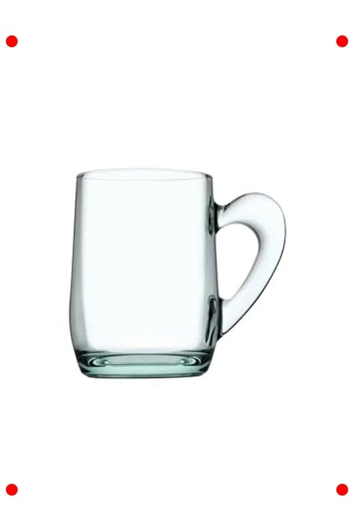 NETWORK ART Modern Tasarım Şeffaf Fincan & Kupa, 2 Adet