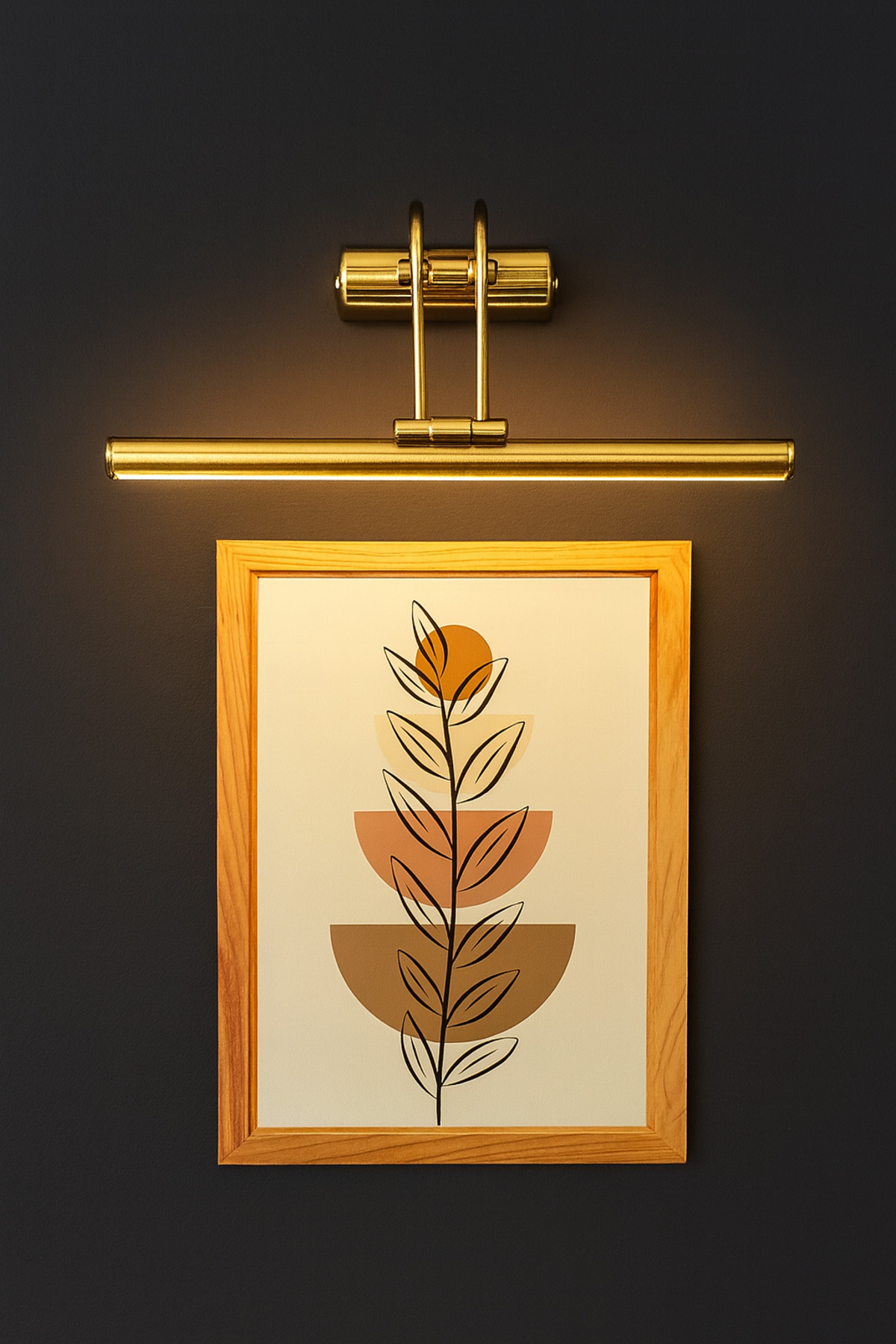 luxshome Pilli Gold Gün Işığı Duvar Apliği Banyo Aydınlatma Ayna Üstü Led Tablo Aplik A+ Loş Işık 3000K