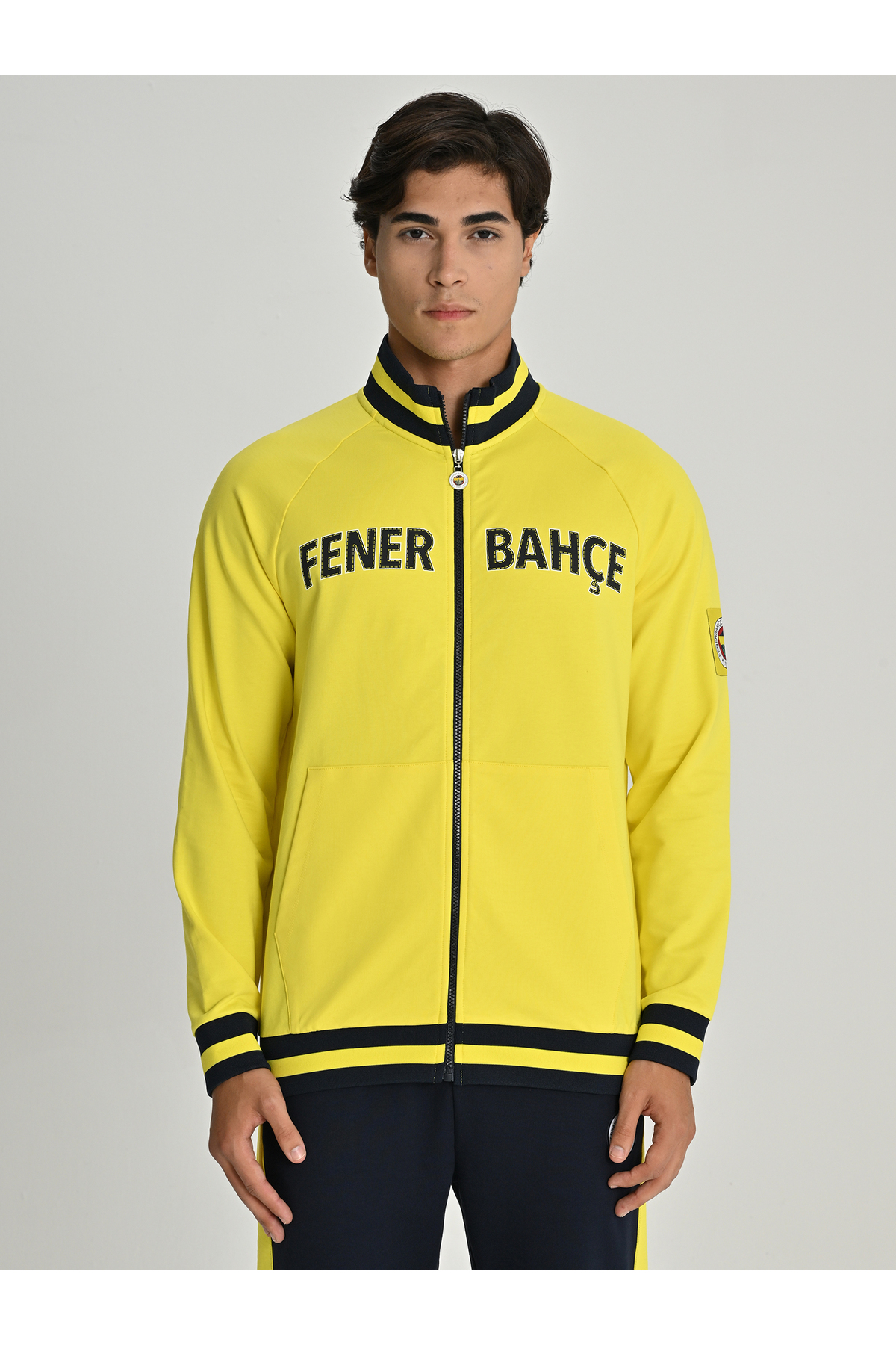 Fenerium ERKEK TRIBUN SARI LACİVERT SWEAT