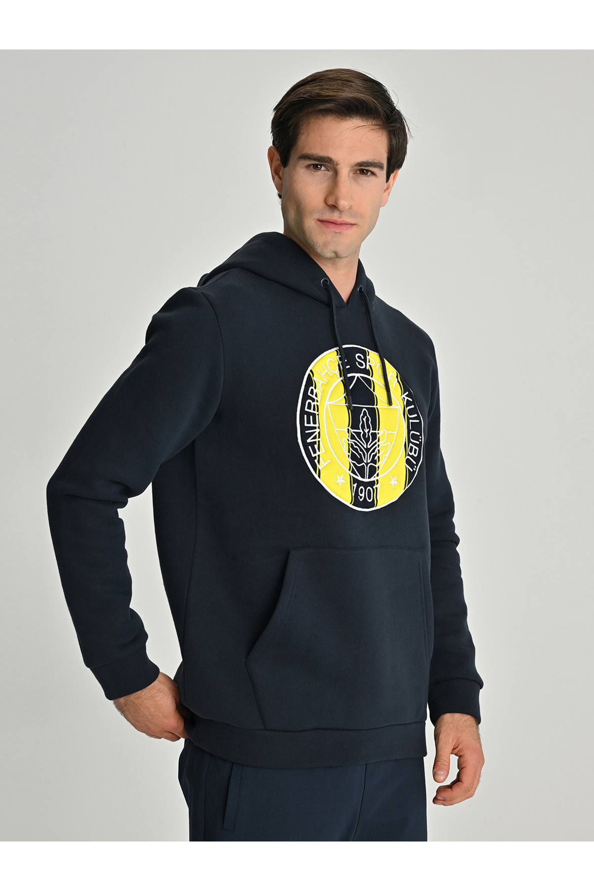 Fenerium ERKEK TRIBUN ÇUBUKLU FB LOGO SWEAT görsel 4