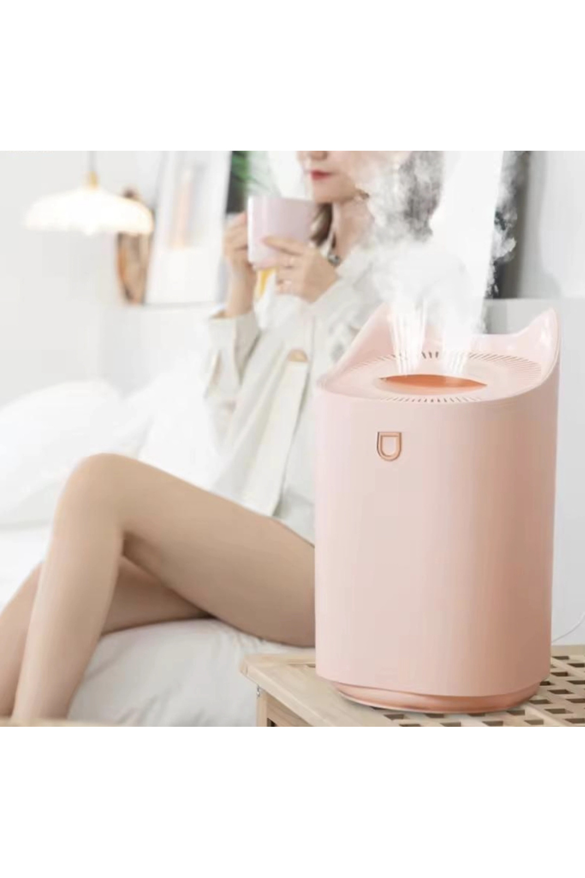 yollayenilensin LF-K7 Çift Spreyli 3000 ML Hava Nemlendirici USB Sessiz Güçlü Aromaterapi