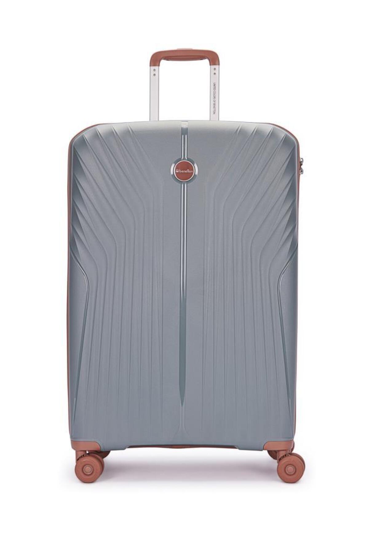 بنتون چمدان چرخدار آنتراسیت سایز بزرگ 14BNT8010-01-ANT