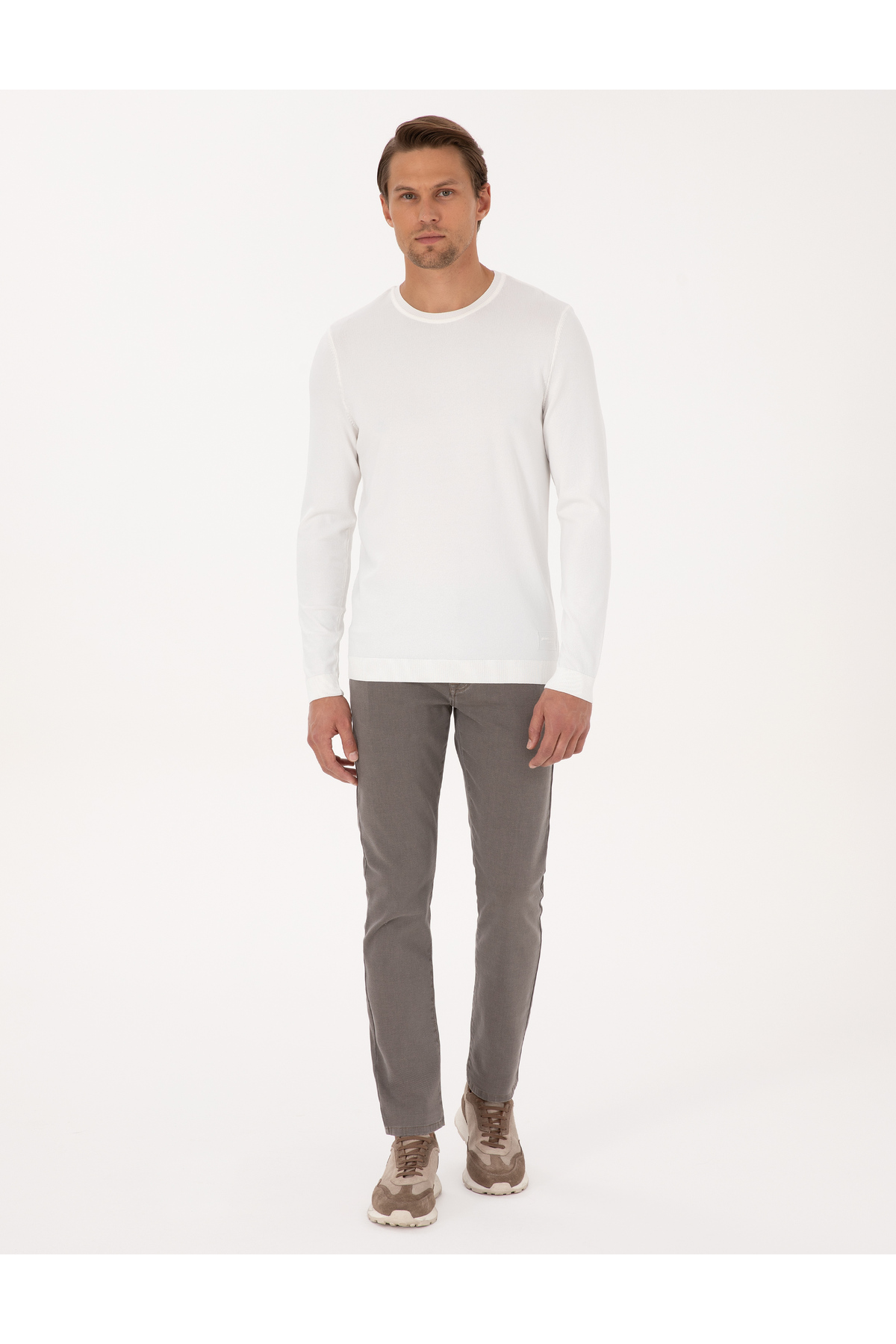 پلیور مردانه راسته آستین استاندارد | پیر کاردین Pierre Cardin 50316798 - تصویر 4