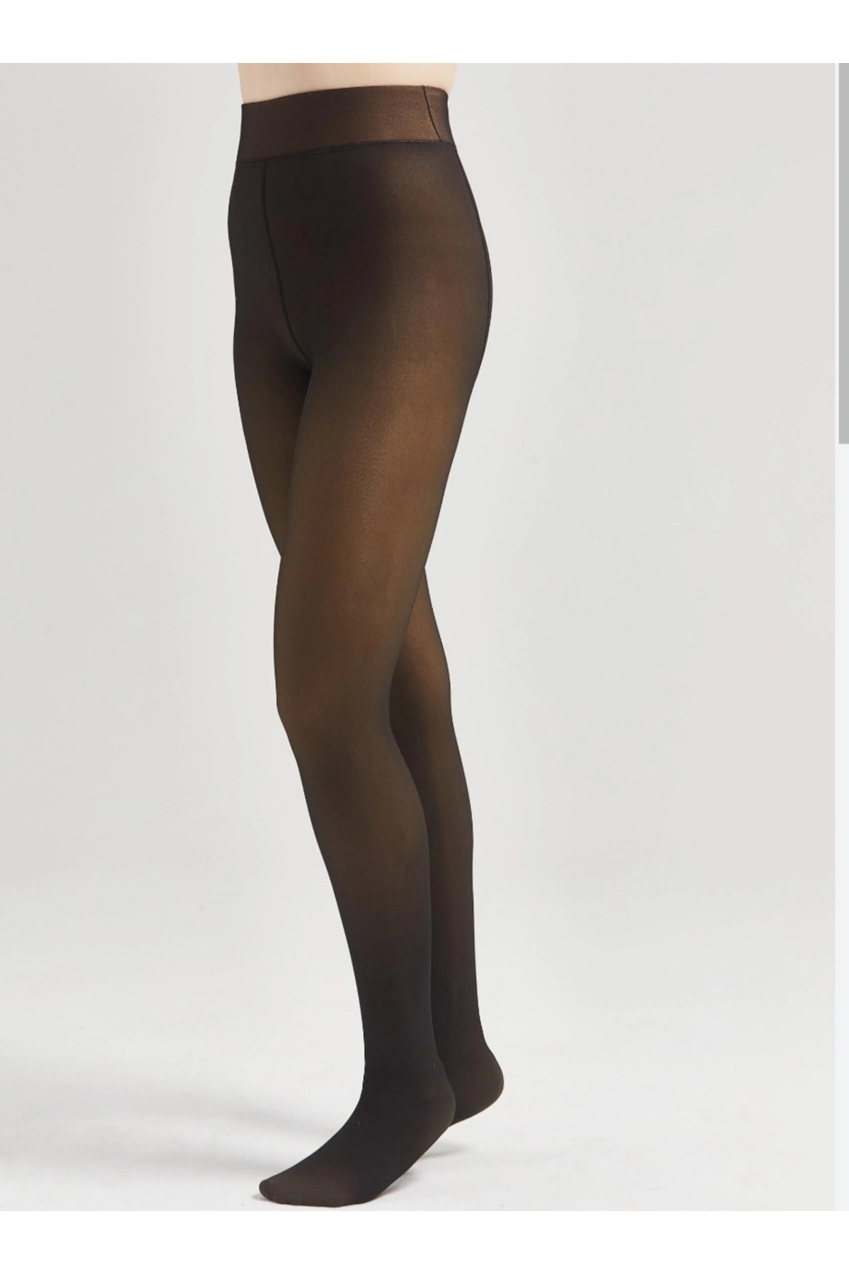 Bolero Çorap Ten Görünümlü Polar Külotlu Çorap