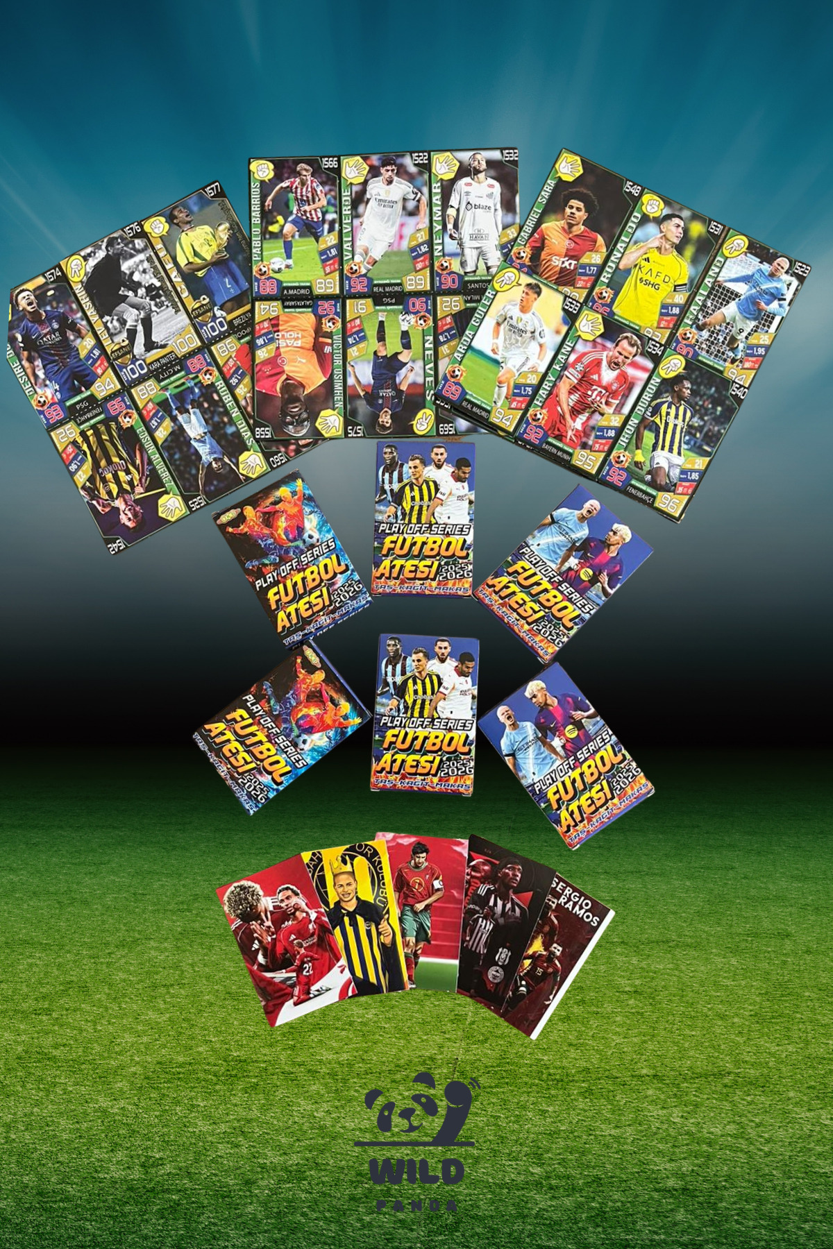 wildpanda Futbol Ateşi Play Off Series Oyun Koleksiyon Kartı Taş