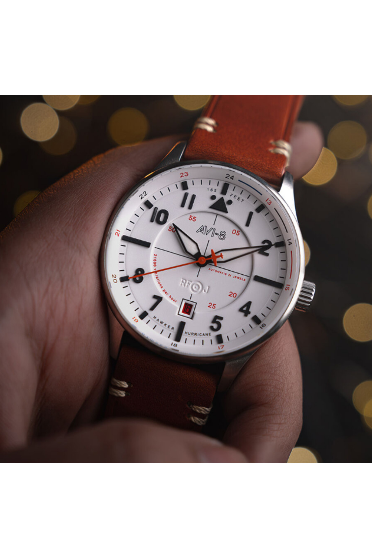 AVI 8 AVI-8 HAWKER HURRICANE KENT OTOMATİK AV-4094-01 (Citizen