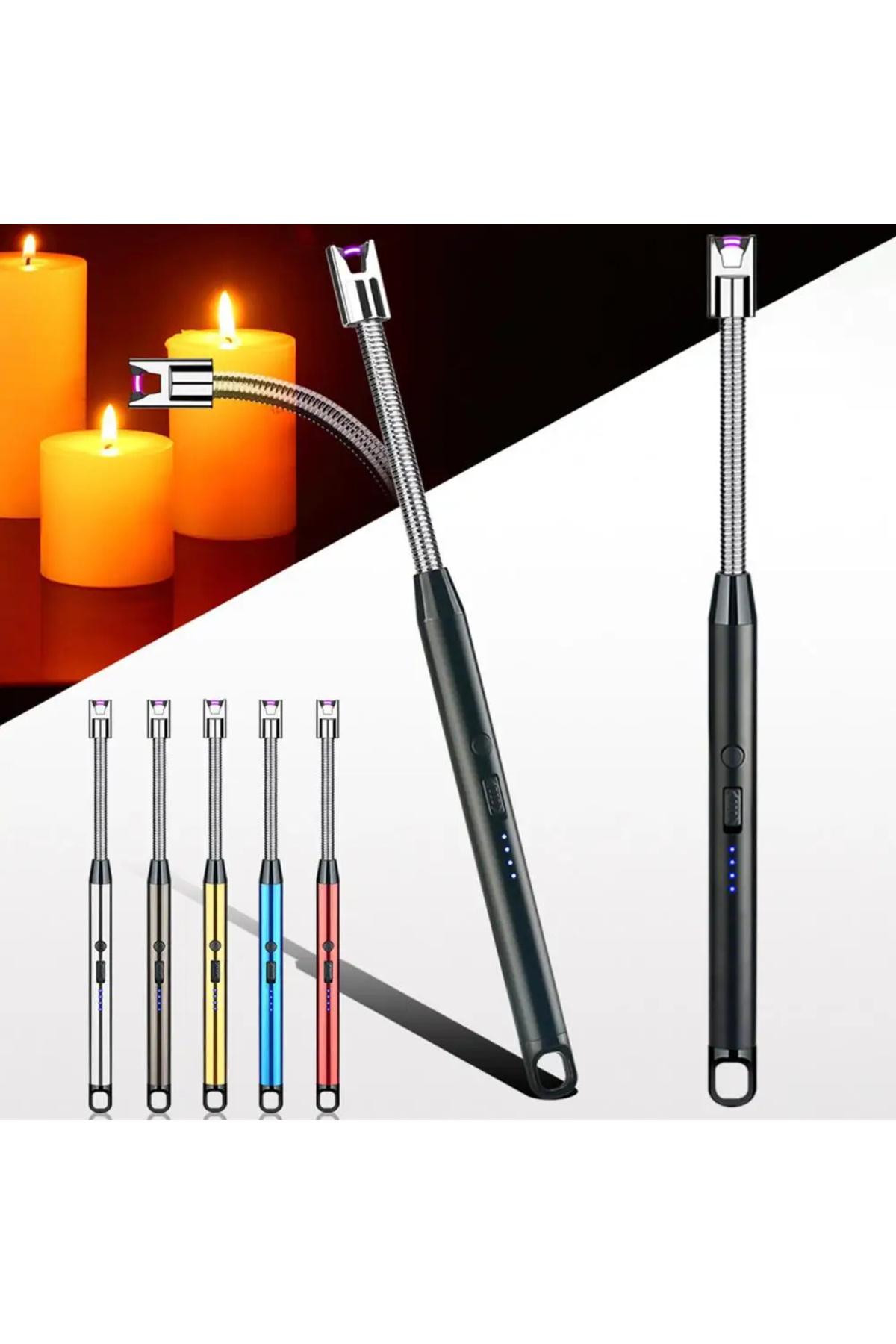 Leyloş Şarjlı Esnek Çakmak