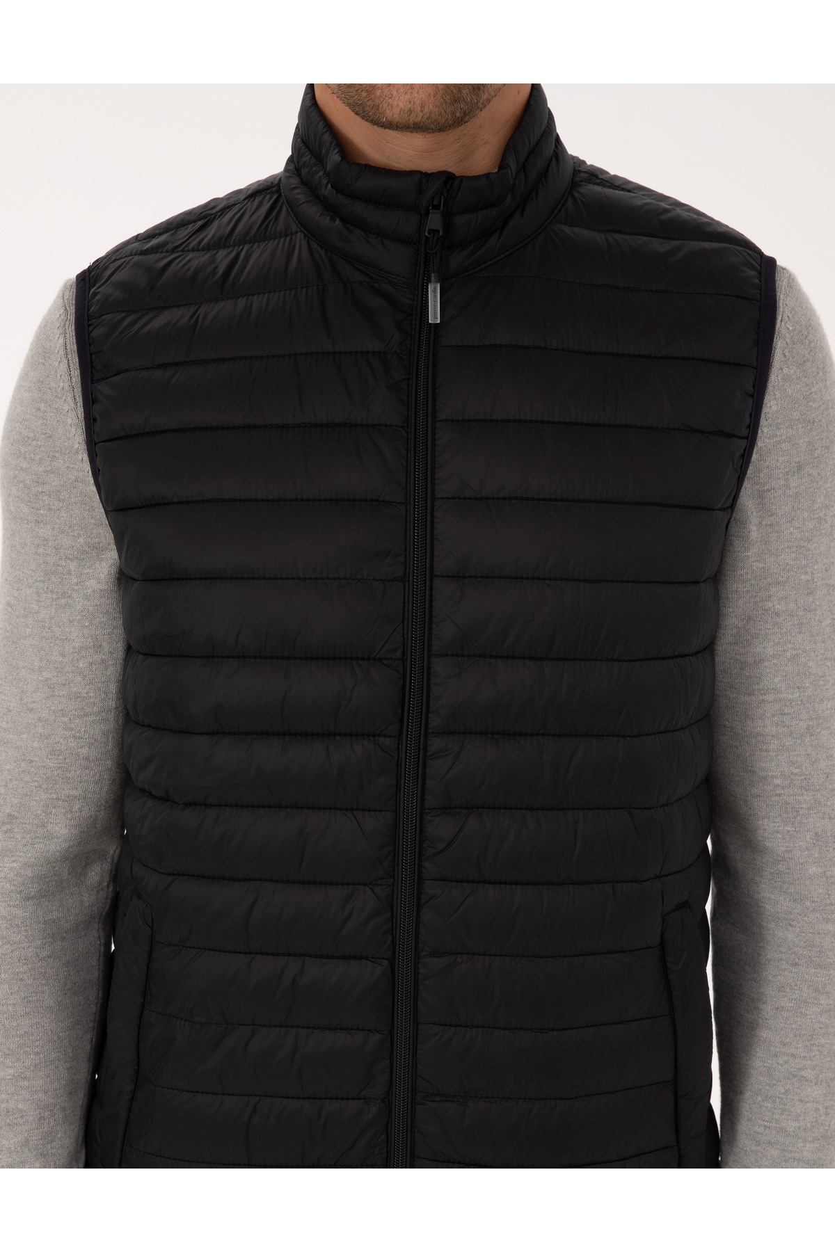 Pierre Cardin Siyah Kapitone Yelek 50313897-VR046 görsel 7