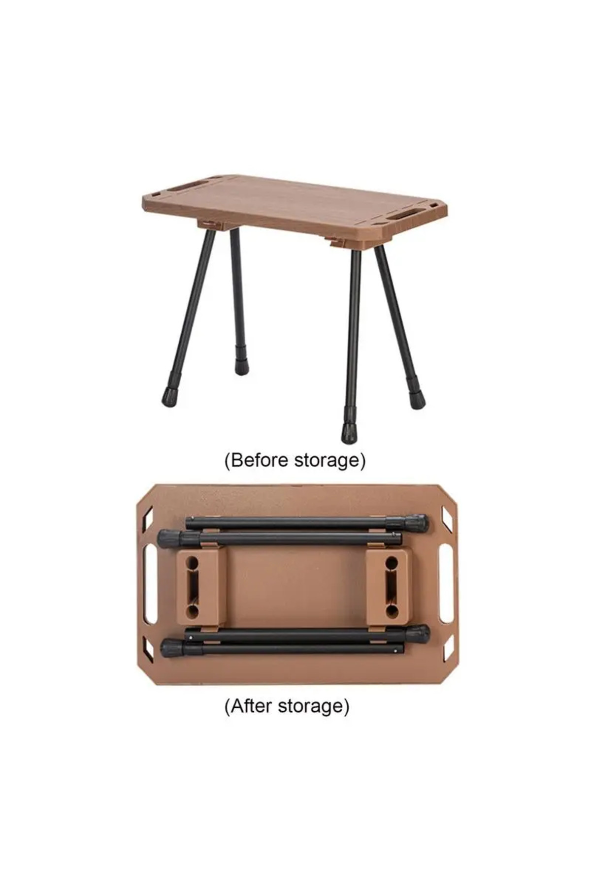 AyShop Ayakları Katlanır Yükseltilebilir Pratik Kolay Kurulum Kamp Çadır Piknik Masası - Taşıma Çantalı