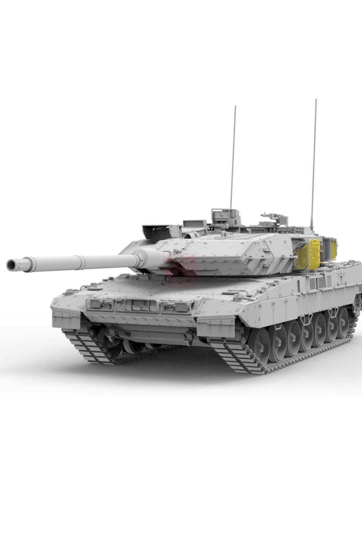 مدل مونتاژی تانک اصلی نبرد لئوپارد ۲A7V آلمانی Border BT-040، مقیاس ۱/۳۵