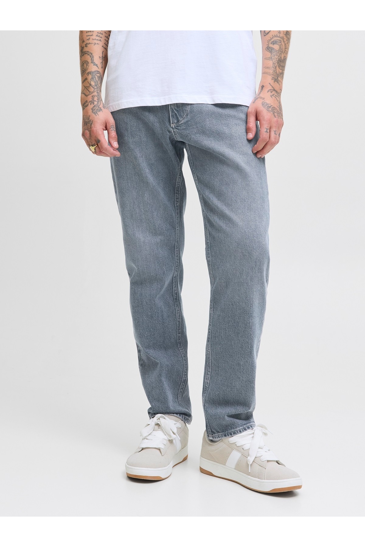 شلوار جین مردانه راسته فاق نرمال | جک اند جونز Jack & Jones 12282580 - تصویر 3