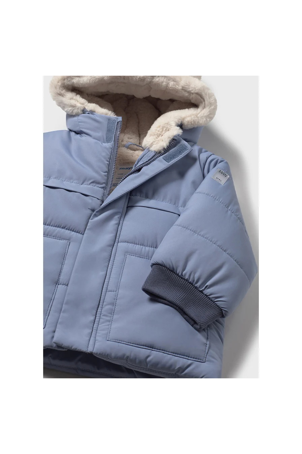 Mayoral Erkek Çocuk Mavi Mont fotoğrafı 3 (önizleme)