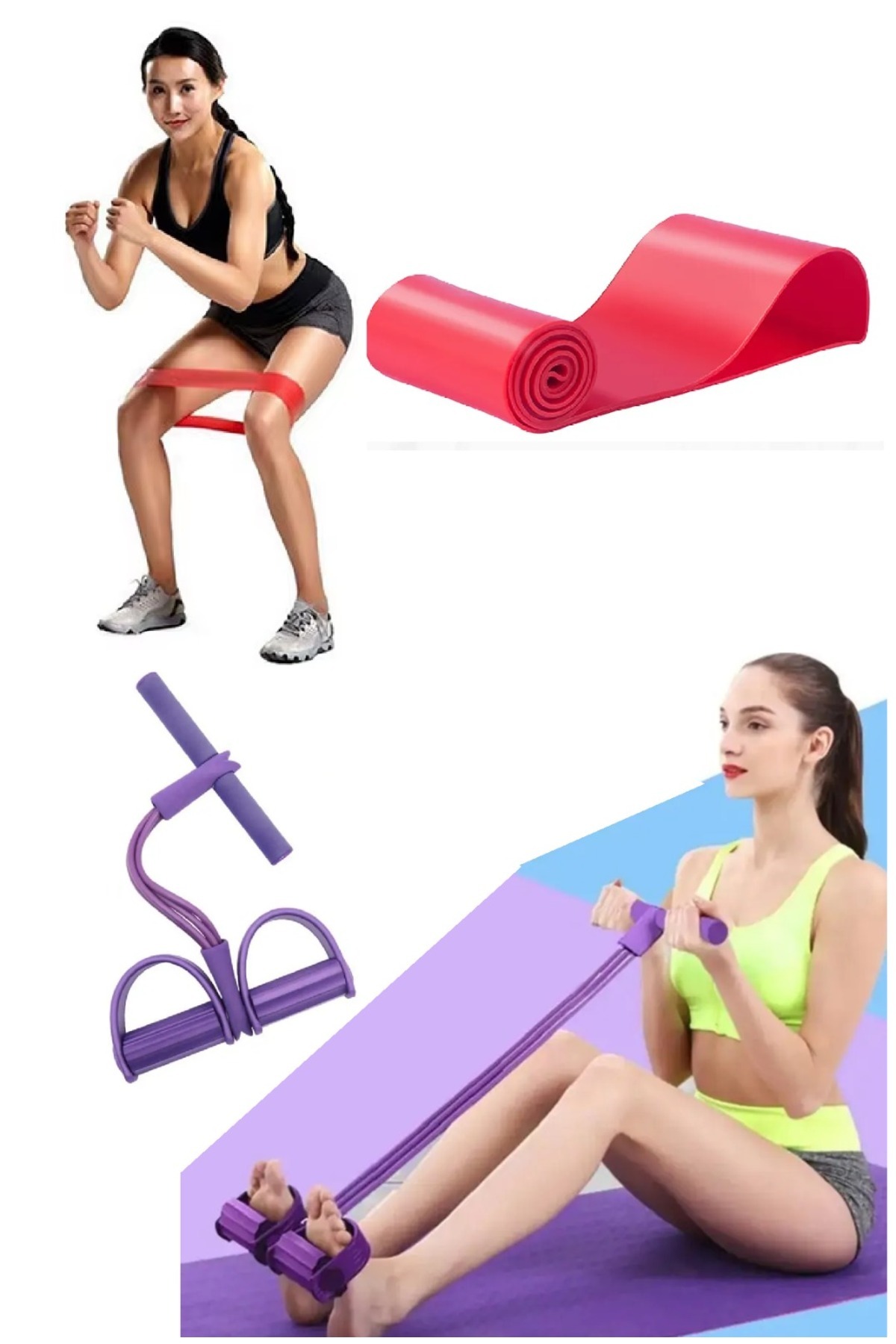 GUS Company Pedal Puller ve Loop Bant Takımı (Body Trimmer ve 60 CM Direnç Lastiği Set)