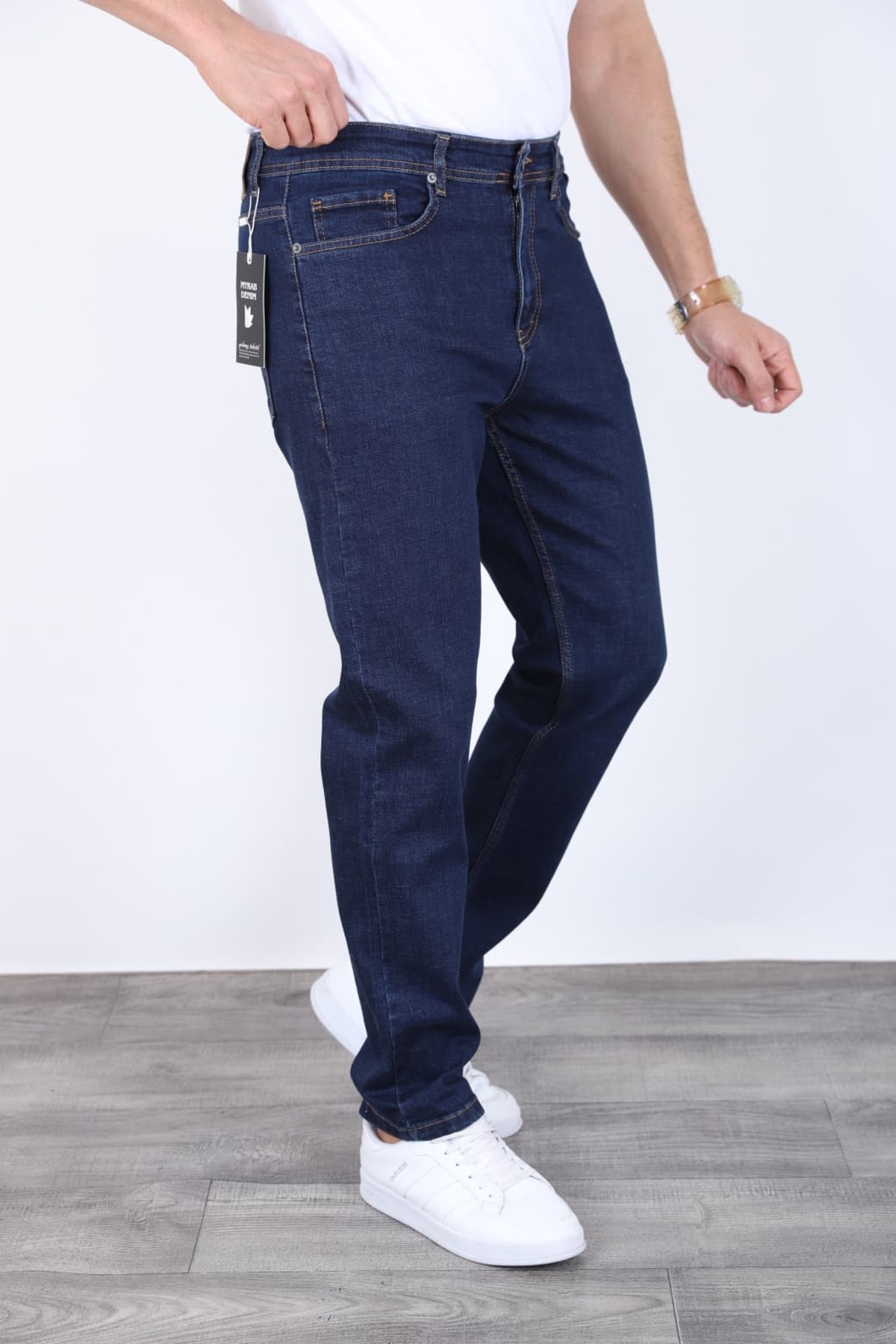 blayn jeans  Erkek Regular Kalıp Likralı Esnek Kot Pantolon - Görsel 2