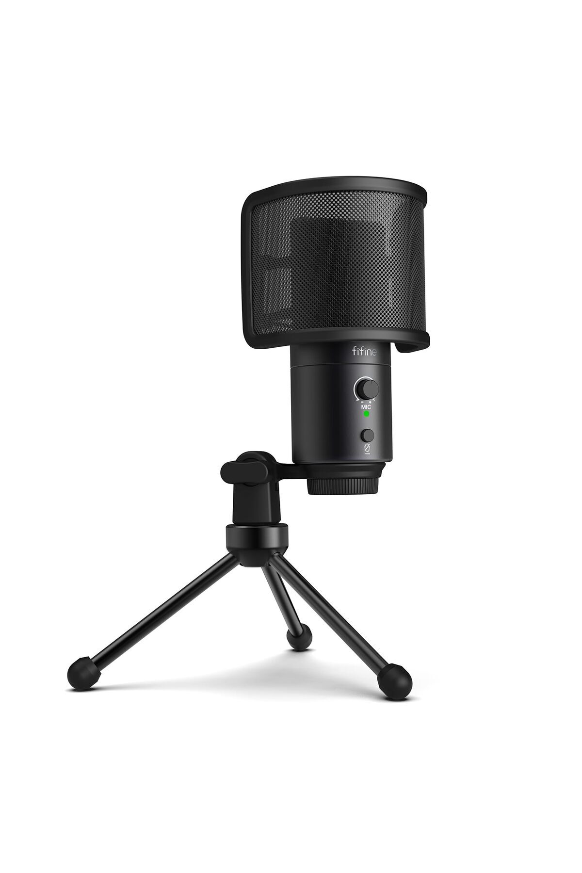 Hype Store Mikrofon PC kondansatör Tip A/C B mikrofon MAC PS4 PS5 içlı mikrofon pop filtre sessize alma düğmesi