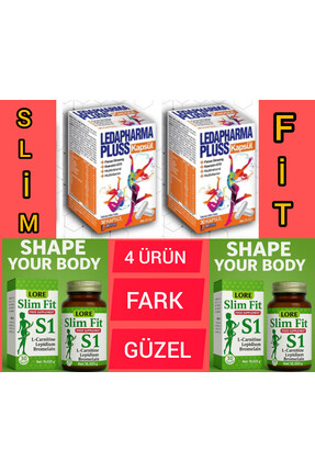 LedaPharma PHARMA PLUSS 30KP &LORE SLİM FİT S1 30KP