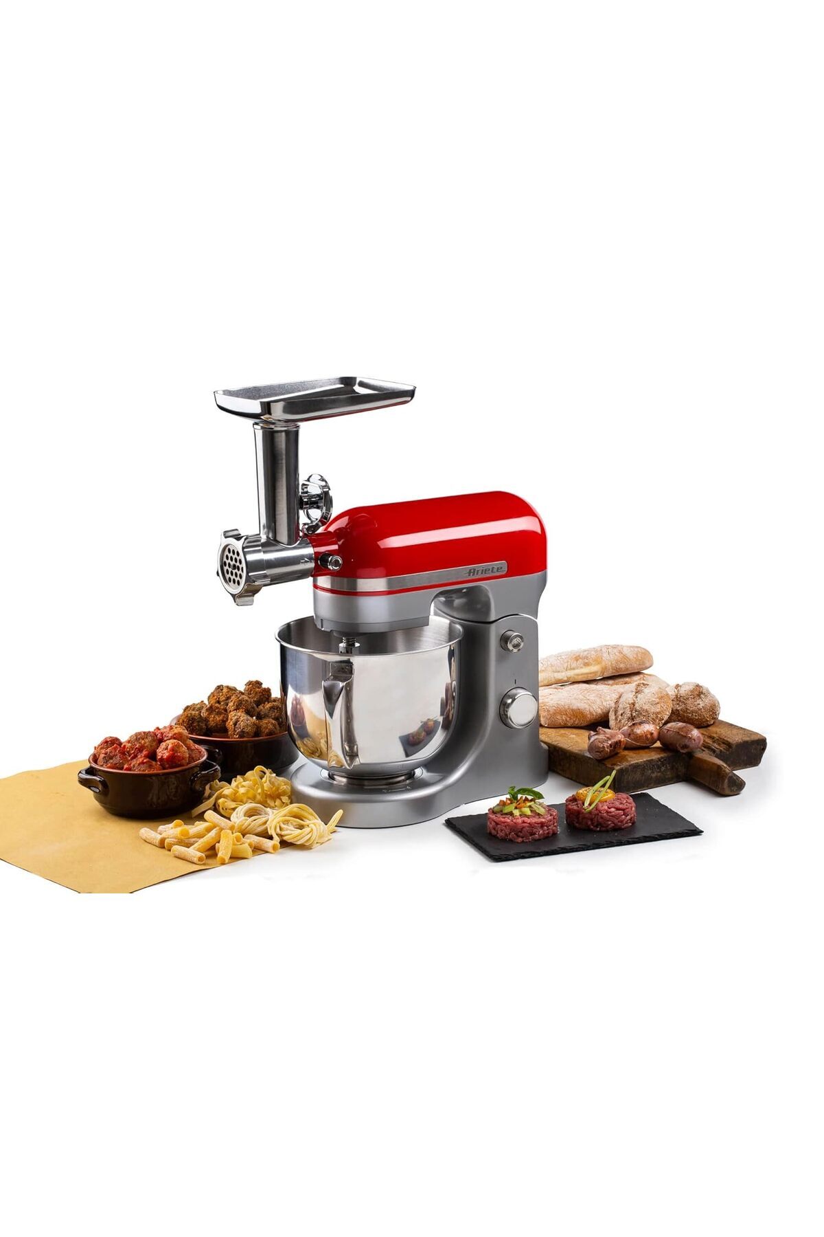 Shop a Way Ariete Moderna Mutfak Şefi ile Uyumlu Kıyma, Sosis ve Makarna Yapma Aparat Seti 4079/00 - Moderna Yo