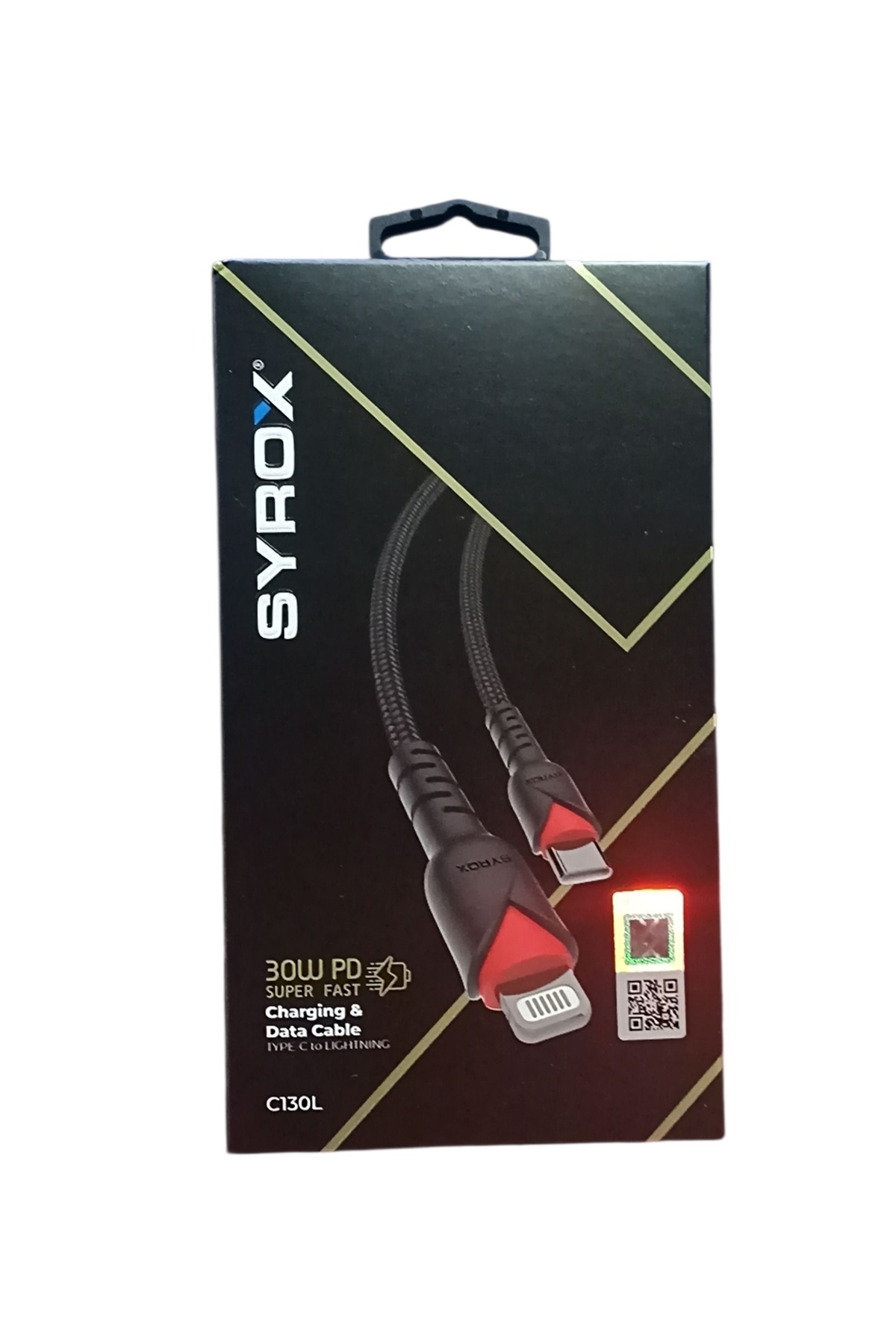 emrebilisim C130L Type-C to Lightning PD30W Data ve Şarj Kablosu Bir Ucu Type-C Bir Ucu Lightning Kablo 1 Adet