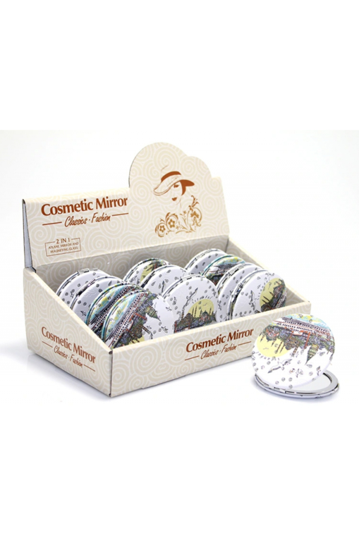 SELFBUYSELL Yöresel Taşlı El Aynası Model 2