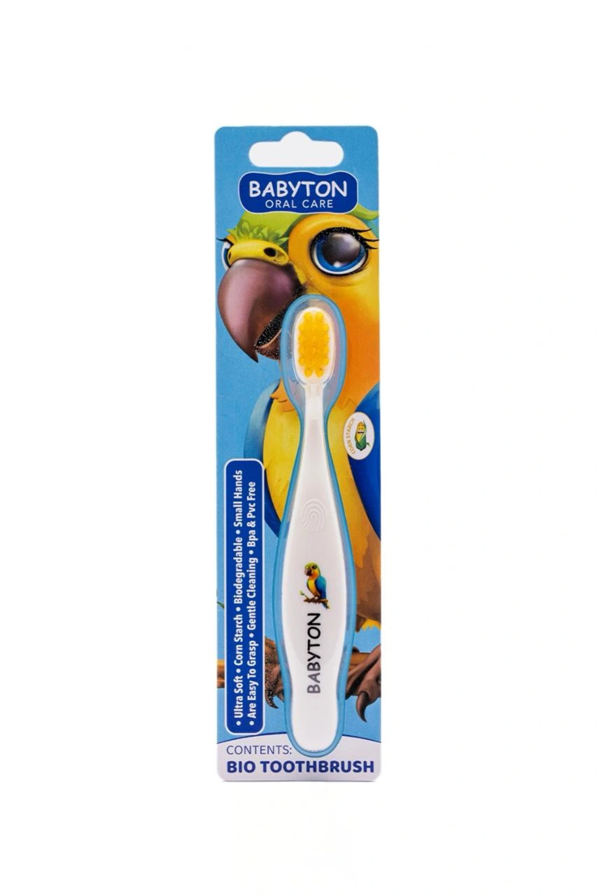 BABYTON Ekolojik Diş Fırçası Papağan - Yengeç 2'li Set fotoğrafı 4 (önizleme)
